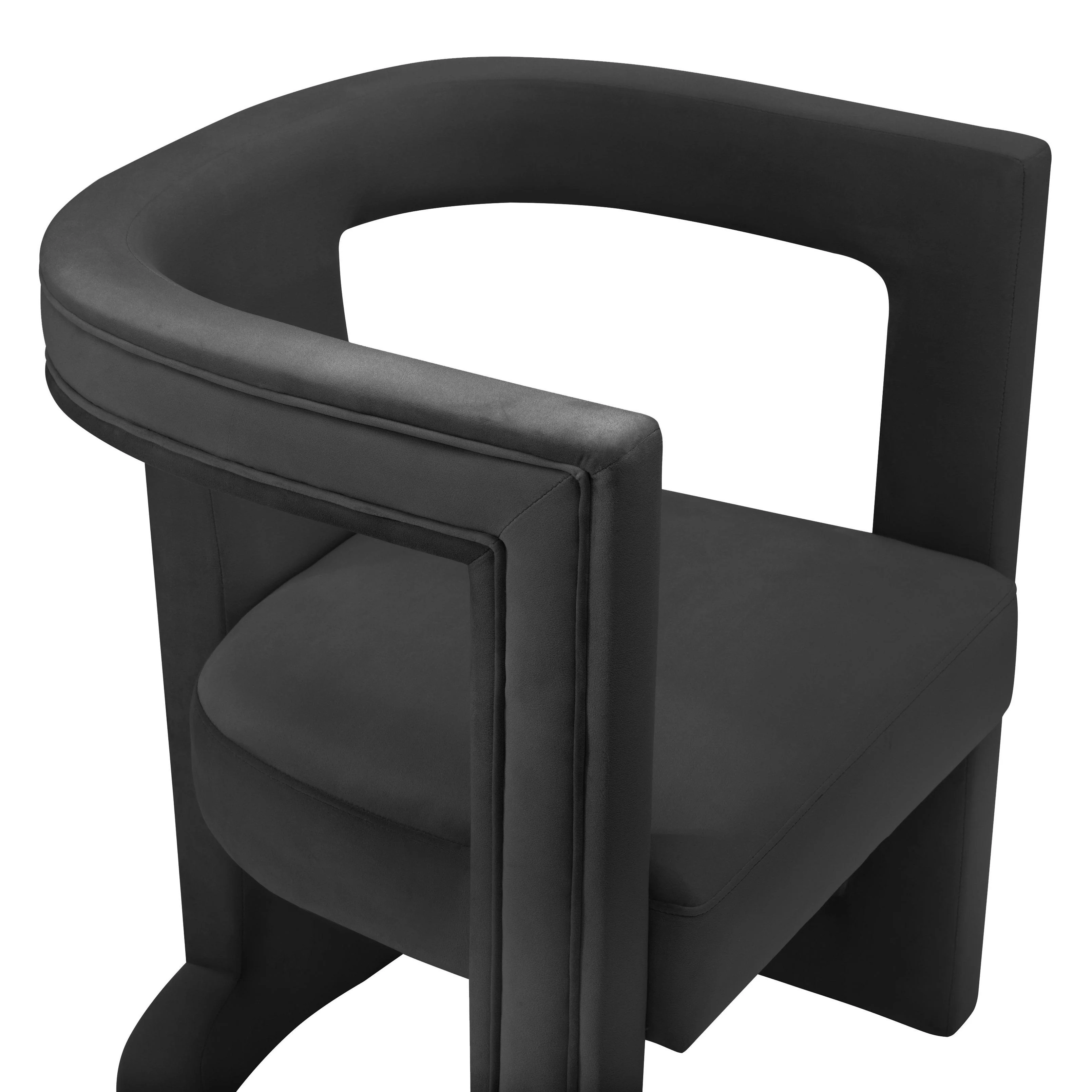 Ada Performance Velvet Accent Chair - Image 11