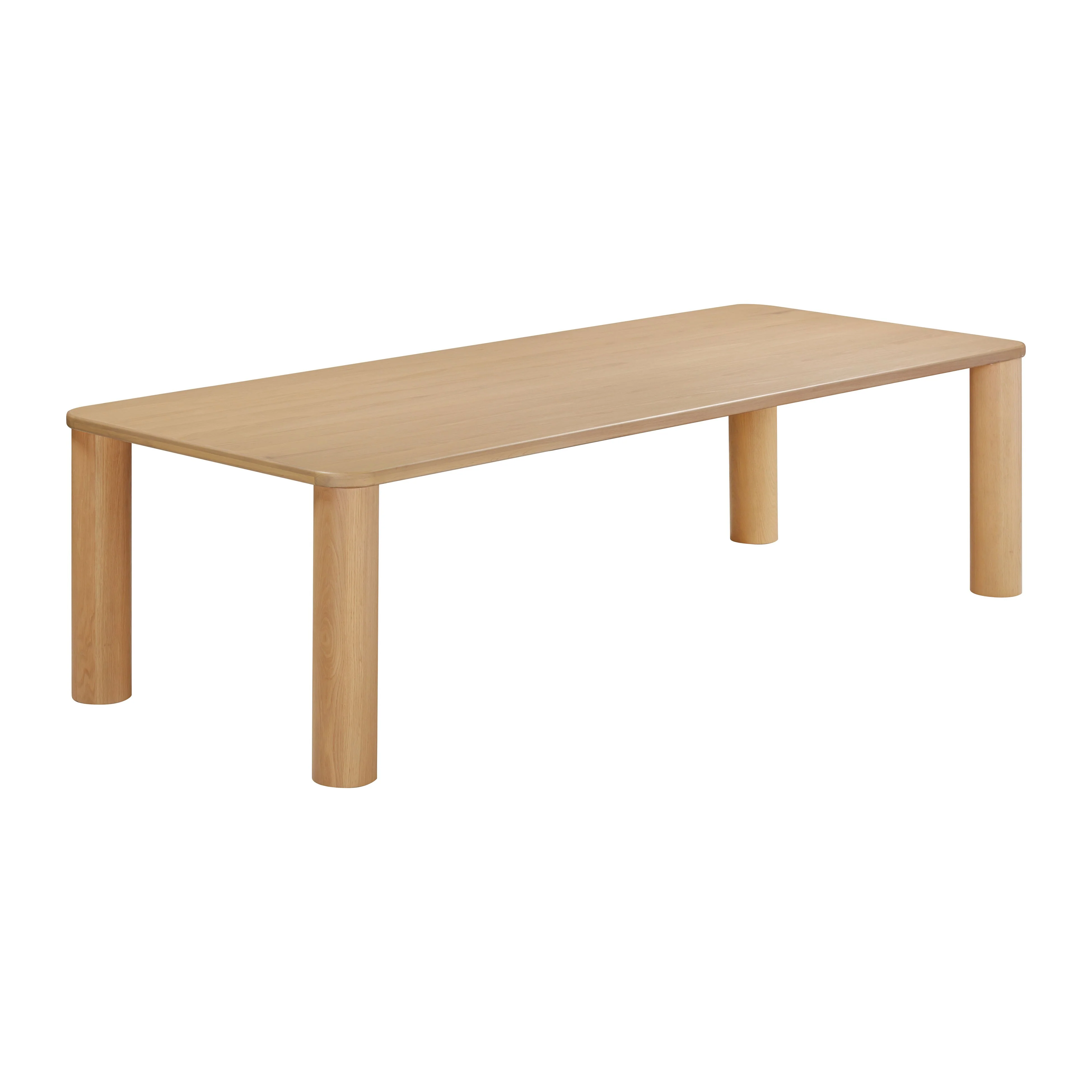 Akola 106" Oak Rectangular Dining Table - Image 11