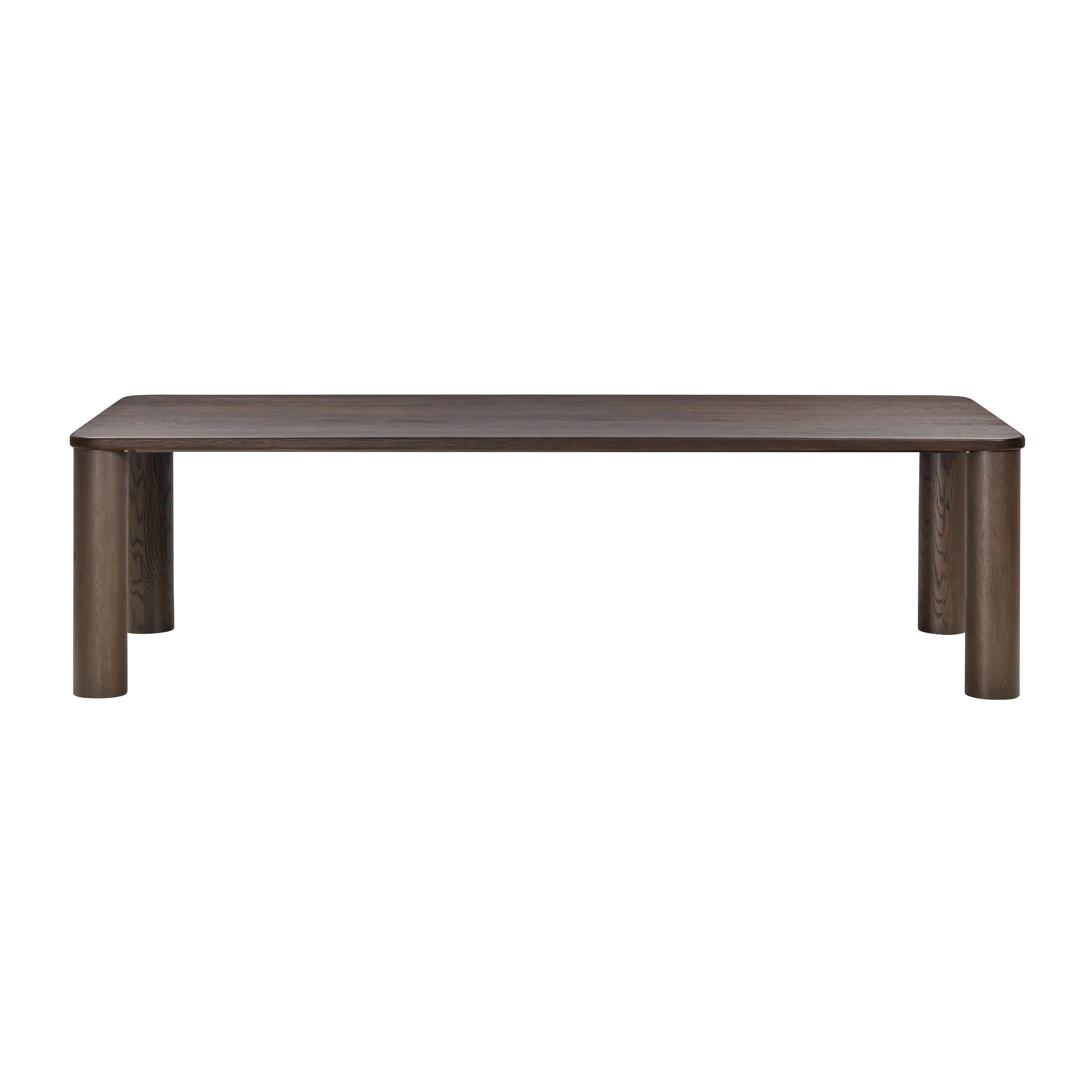 Akola 106" Oak Rectangular Dining Table - Image 17