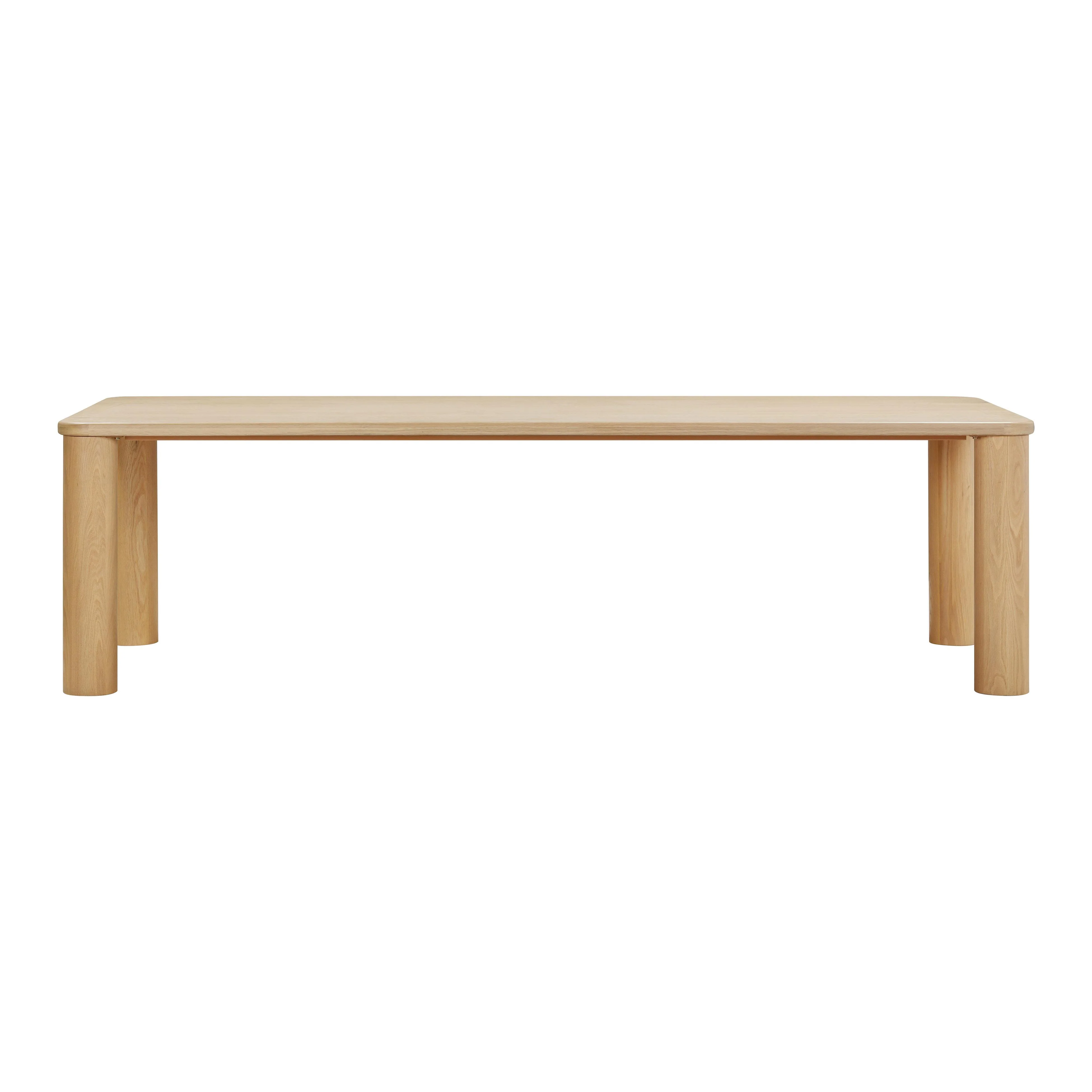 Akola 106" Oak Rectangular Dining Table - Image 9