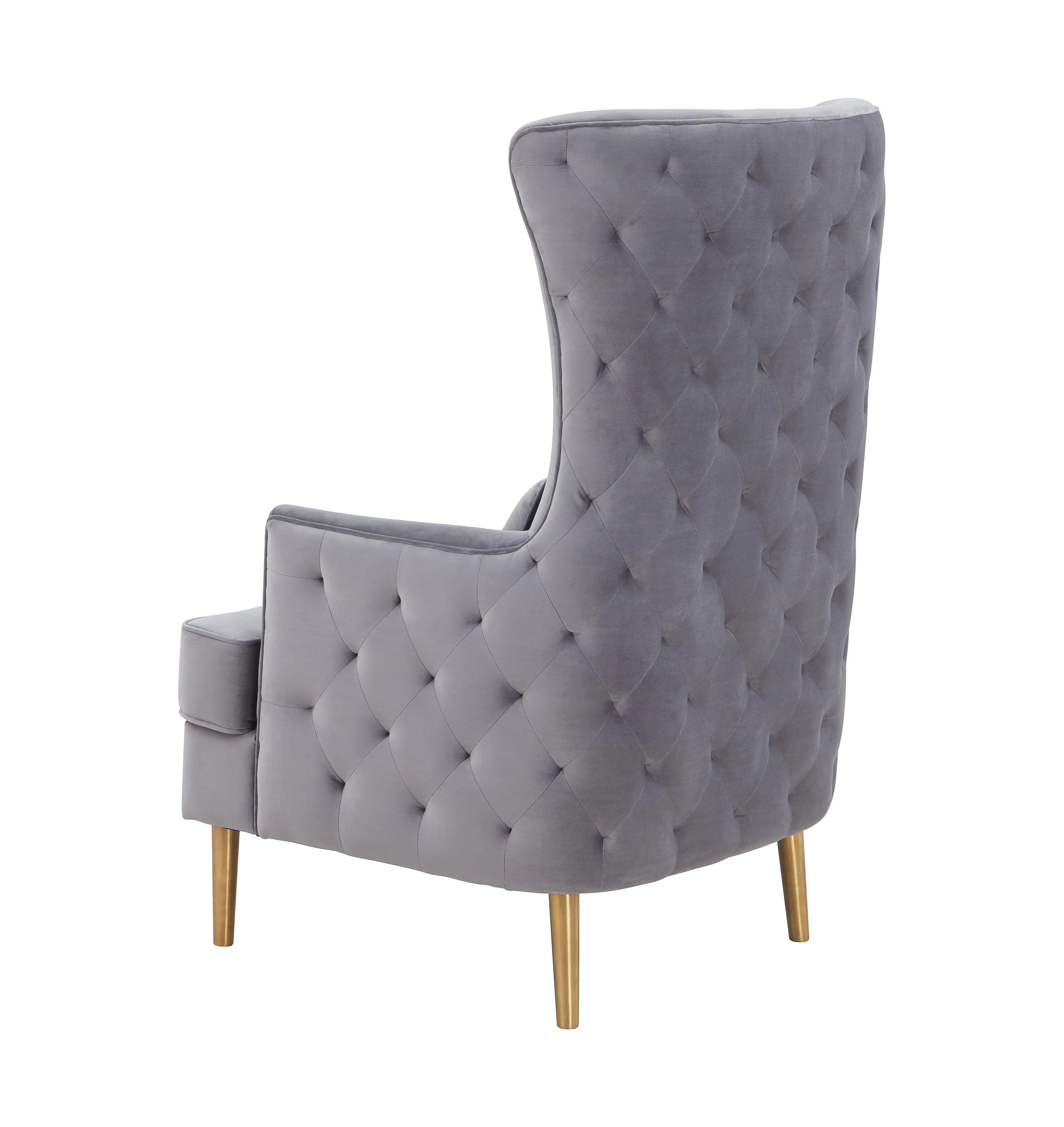 Alina Performance Velvet Tall Tufted Back Chair - Image 12