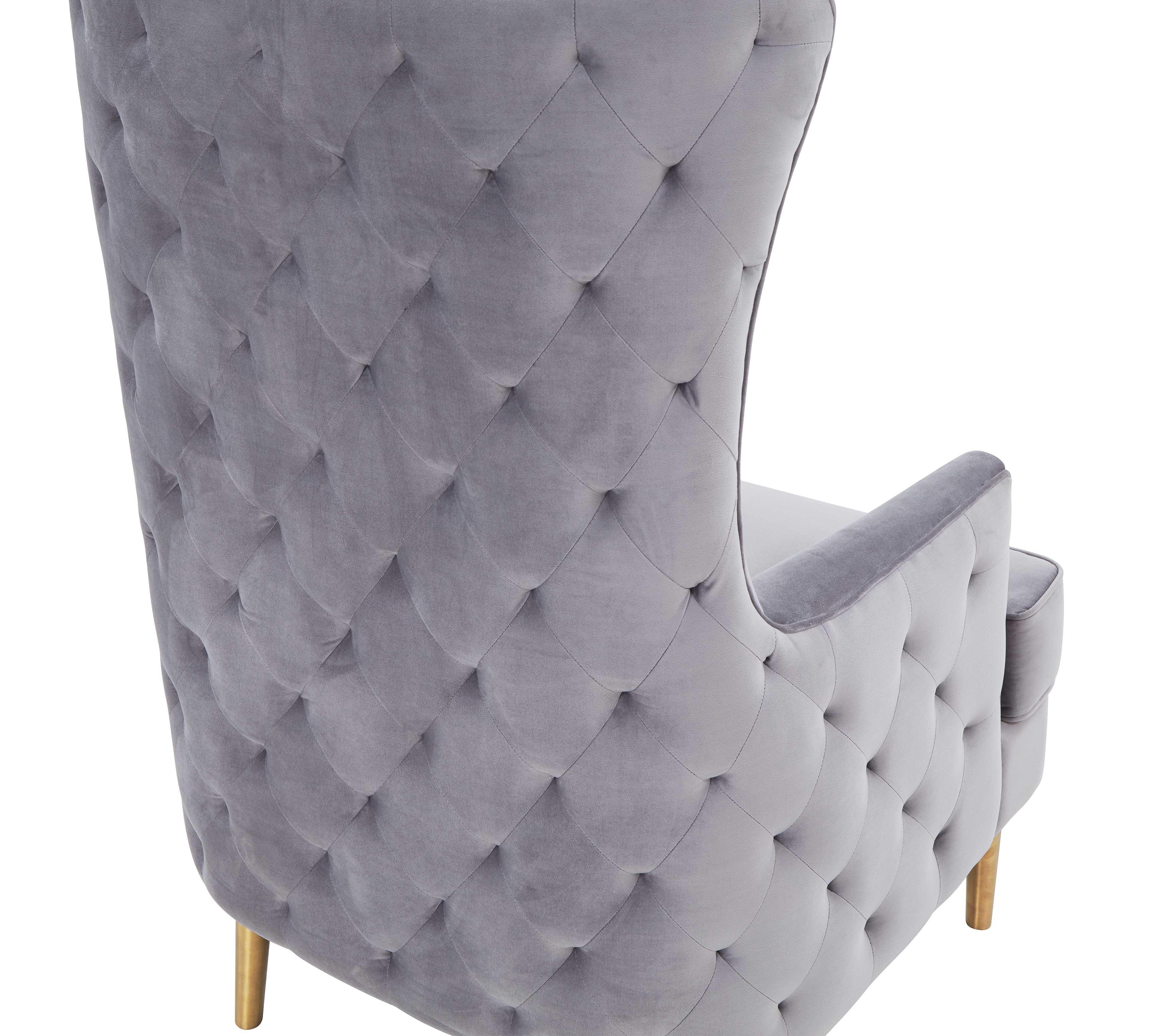 Alina Performance Velvet Tall Tufted Back Chair - Image 13