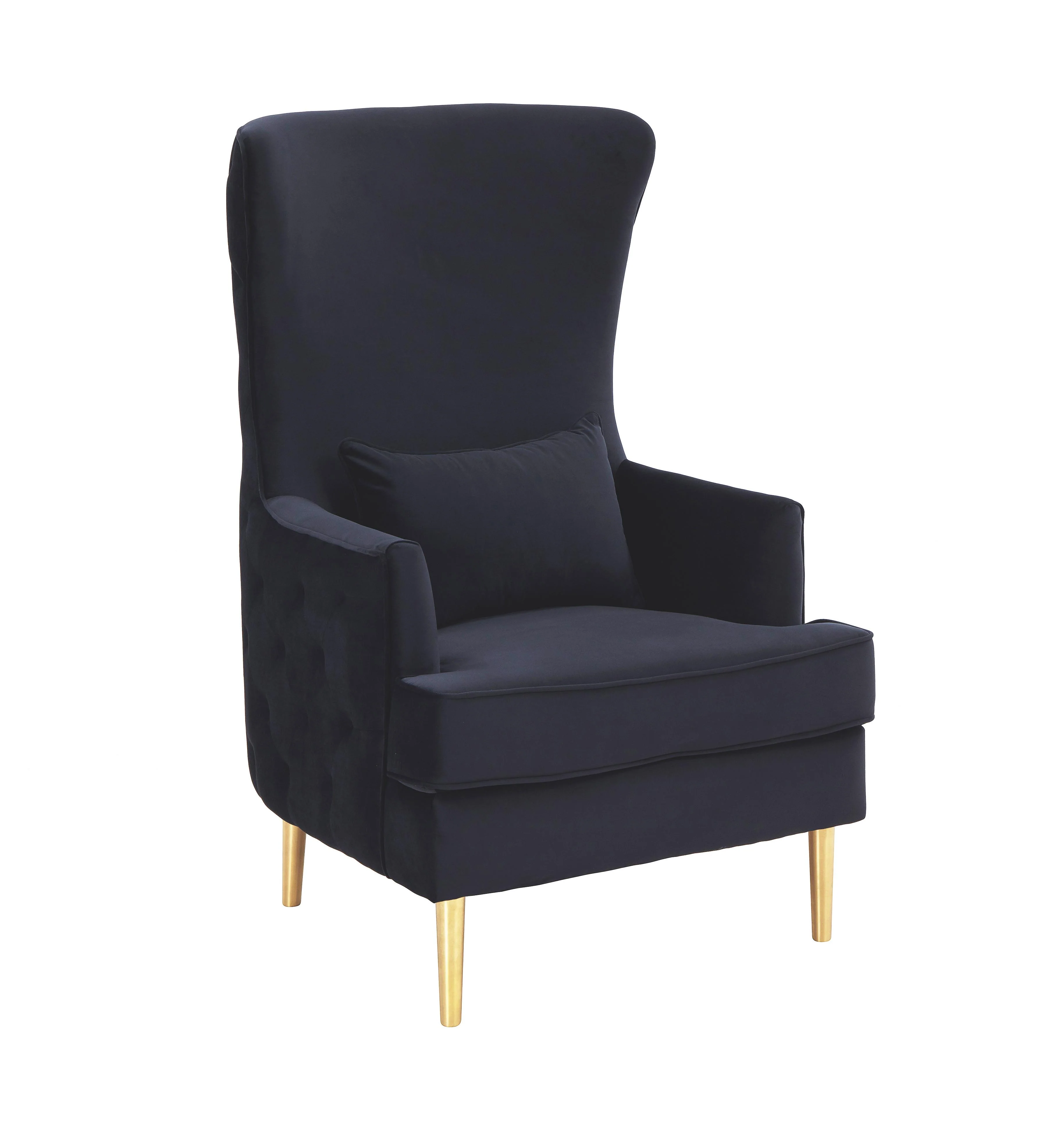 Alina Performance Velvet Tall Tufted Back Chair - Image 15