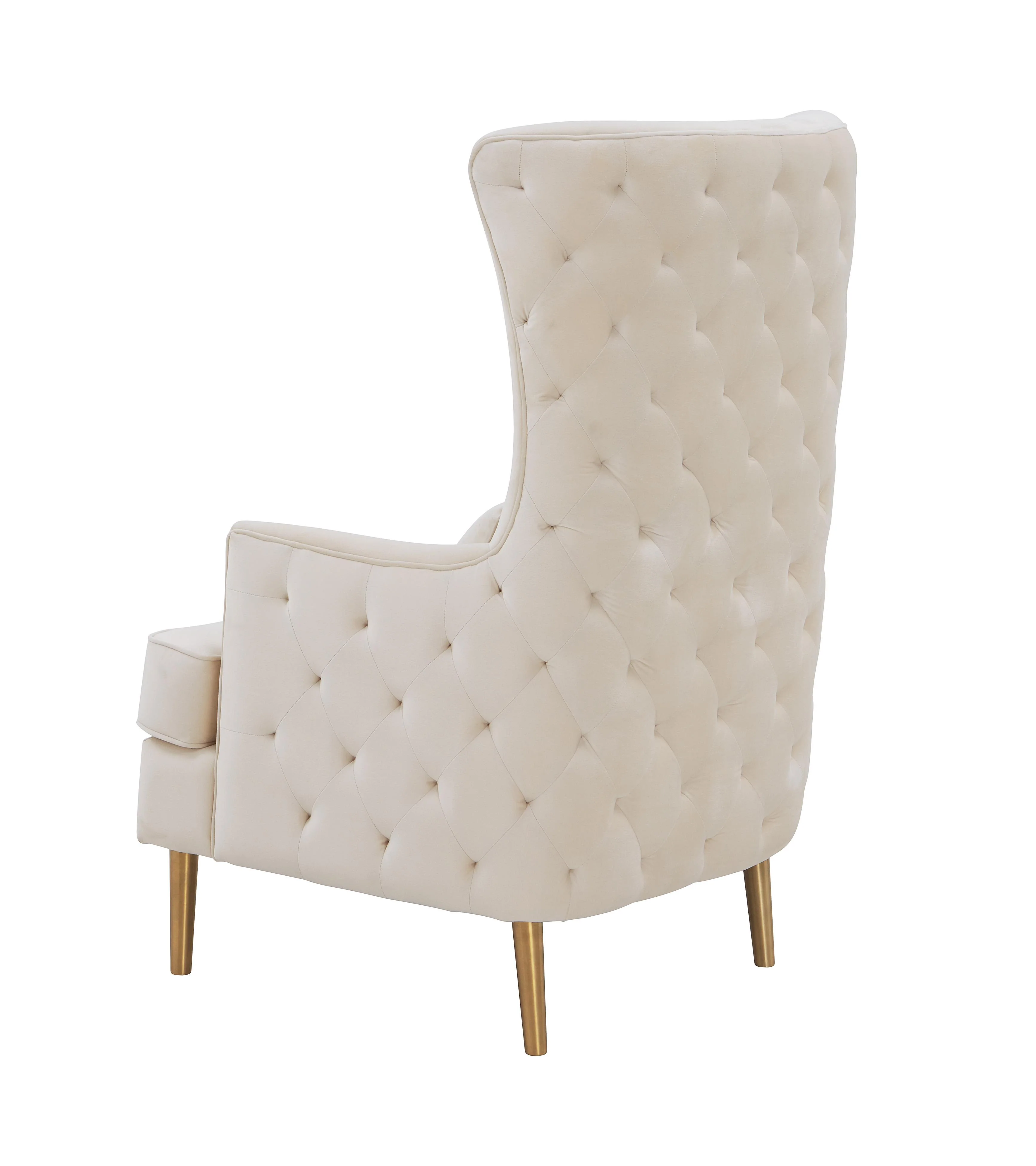 Alina Performance Velvet Tall Tufted Back Chair - Image 5