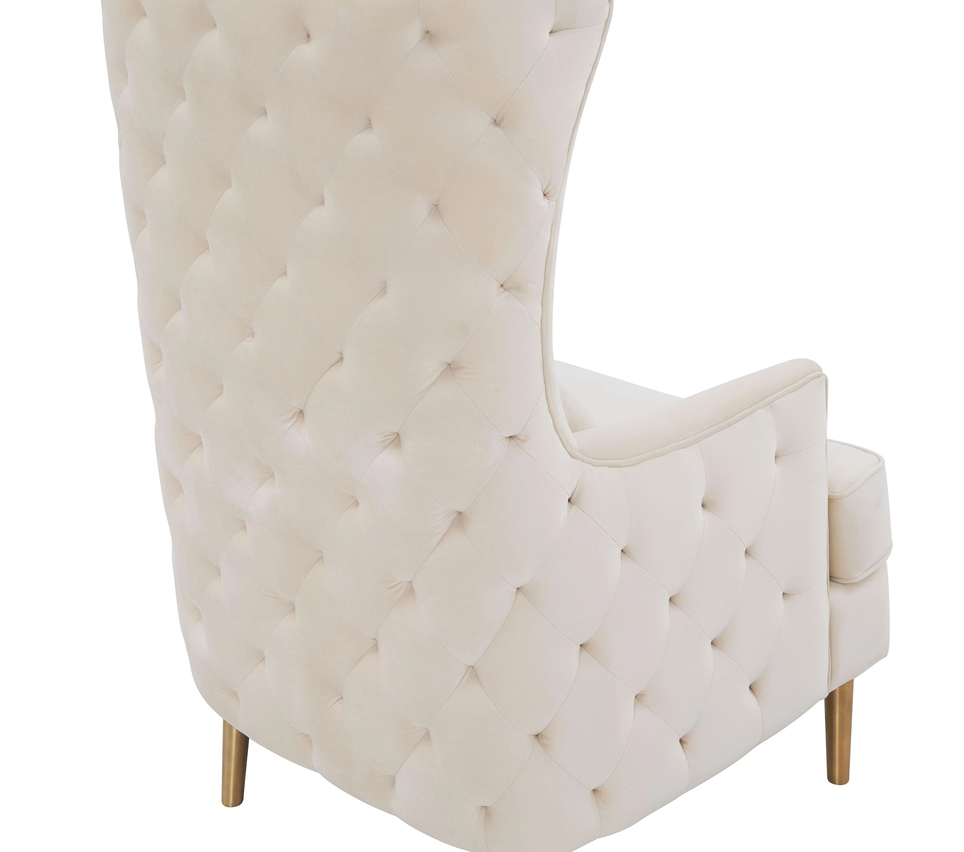 Alina Performance Velvet Tall Tufted Back Chair - Image 6