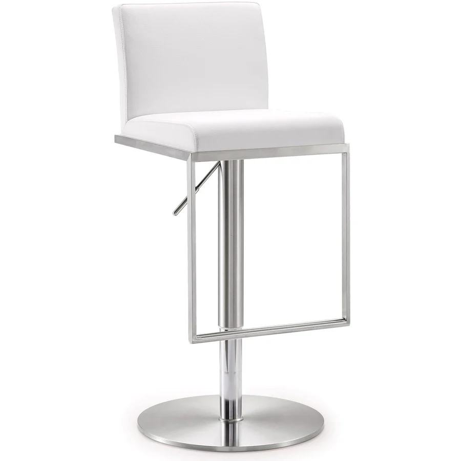 Amalfi Performance Vegan Leather Adjustable Stool - Image 10