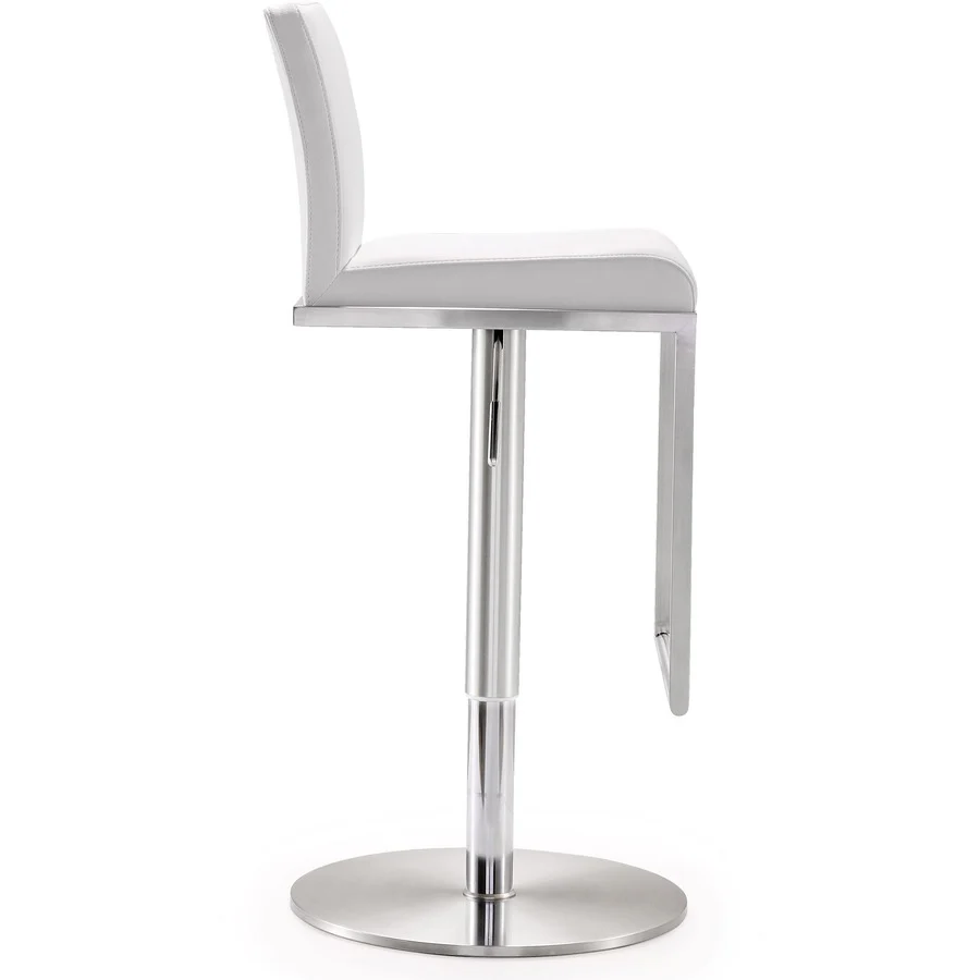 Amalfi Performance Vegan Leather Adjustable Stool - Image 13