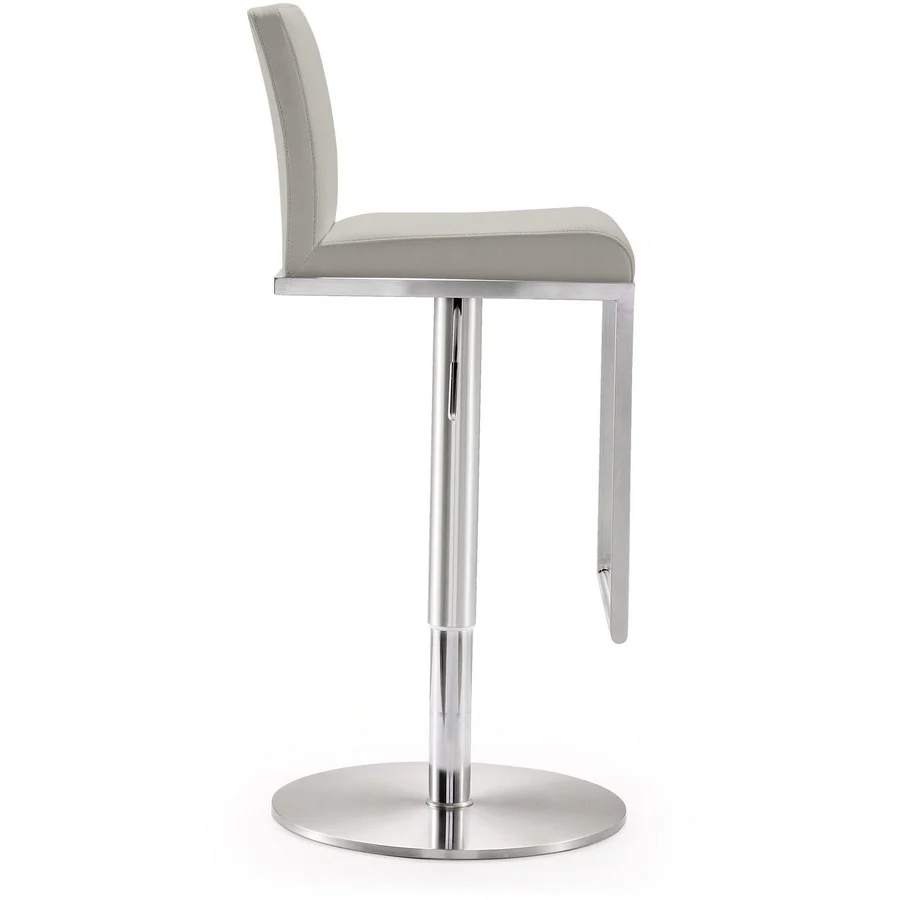 Amalfi Performance Vegan Leather Adjustable Stool - Image 4