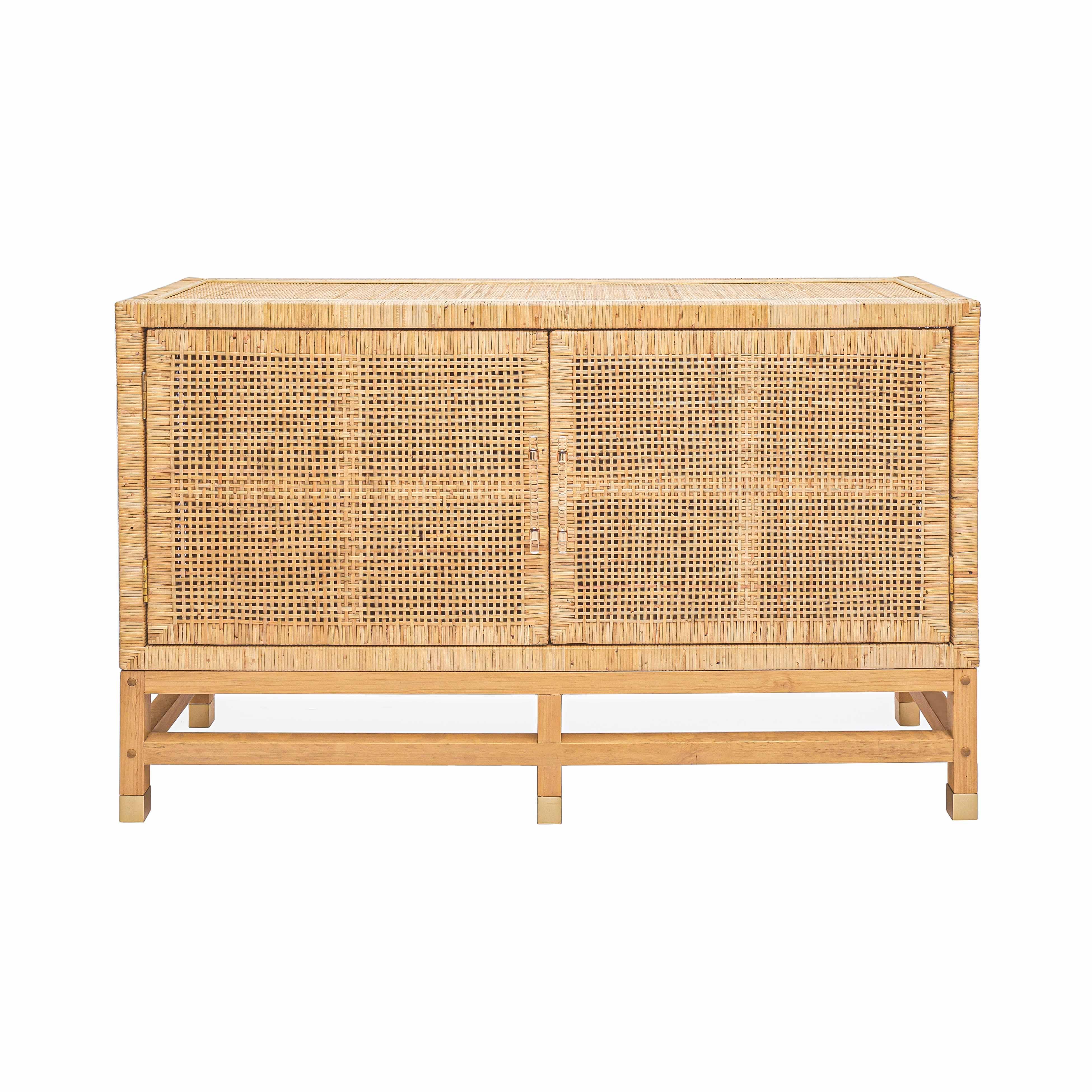 Amara 54" Woven Rattan Buffet - Image 3