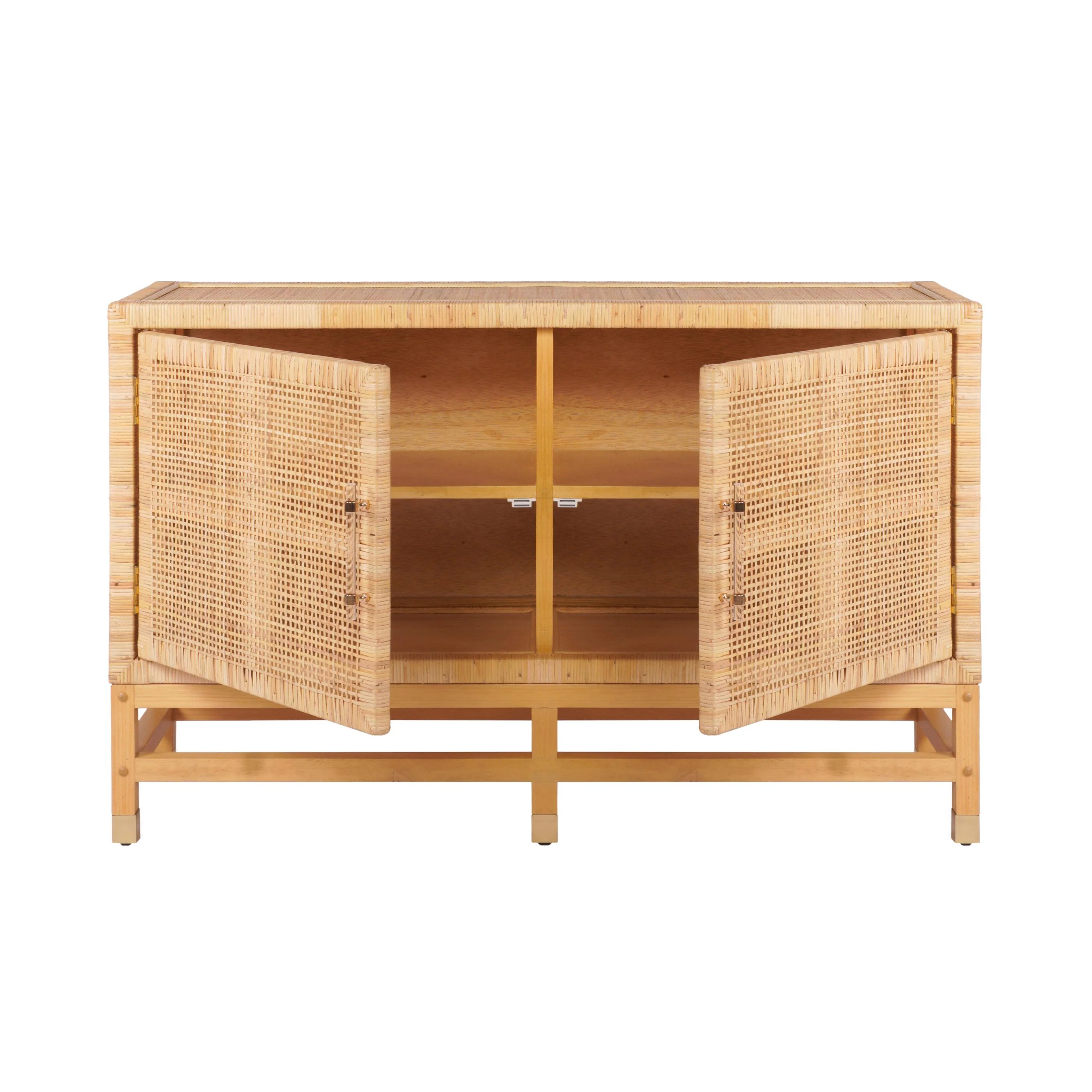 Amara 54" Woven Rattan Buffet - Image 4