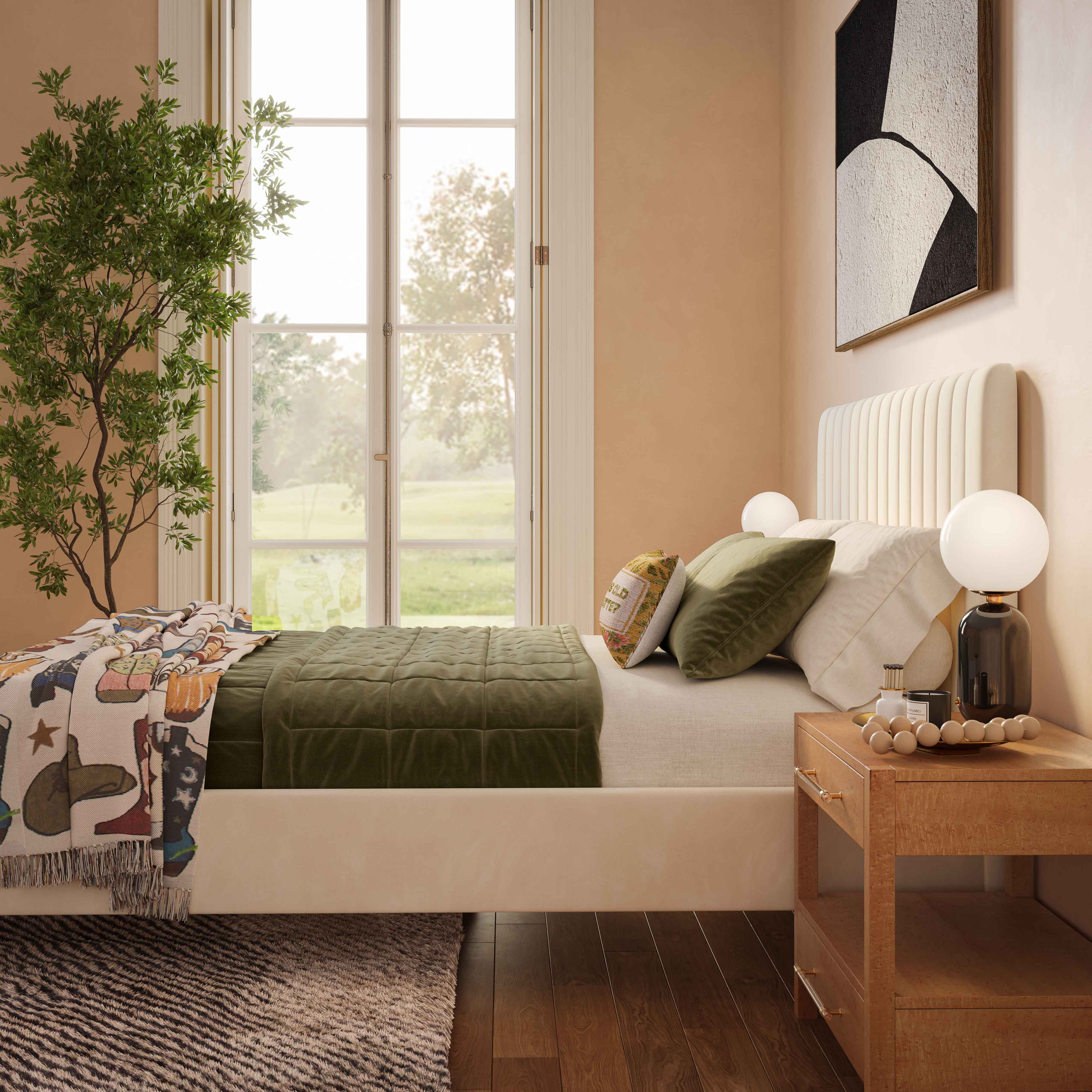 Angela Performance Velvet Bed - Image 20