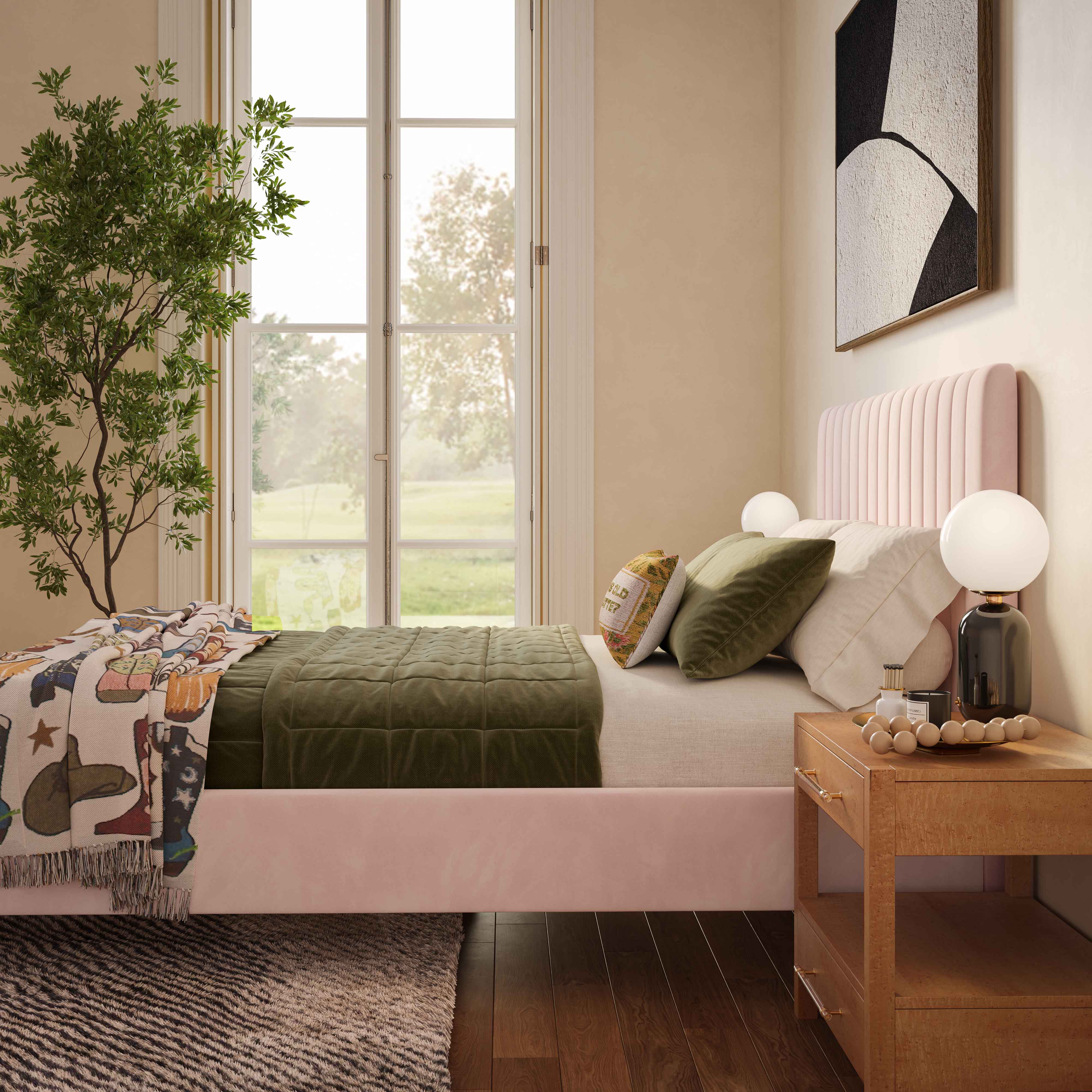 Angela Performance Velvet Bed - Image 38