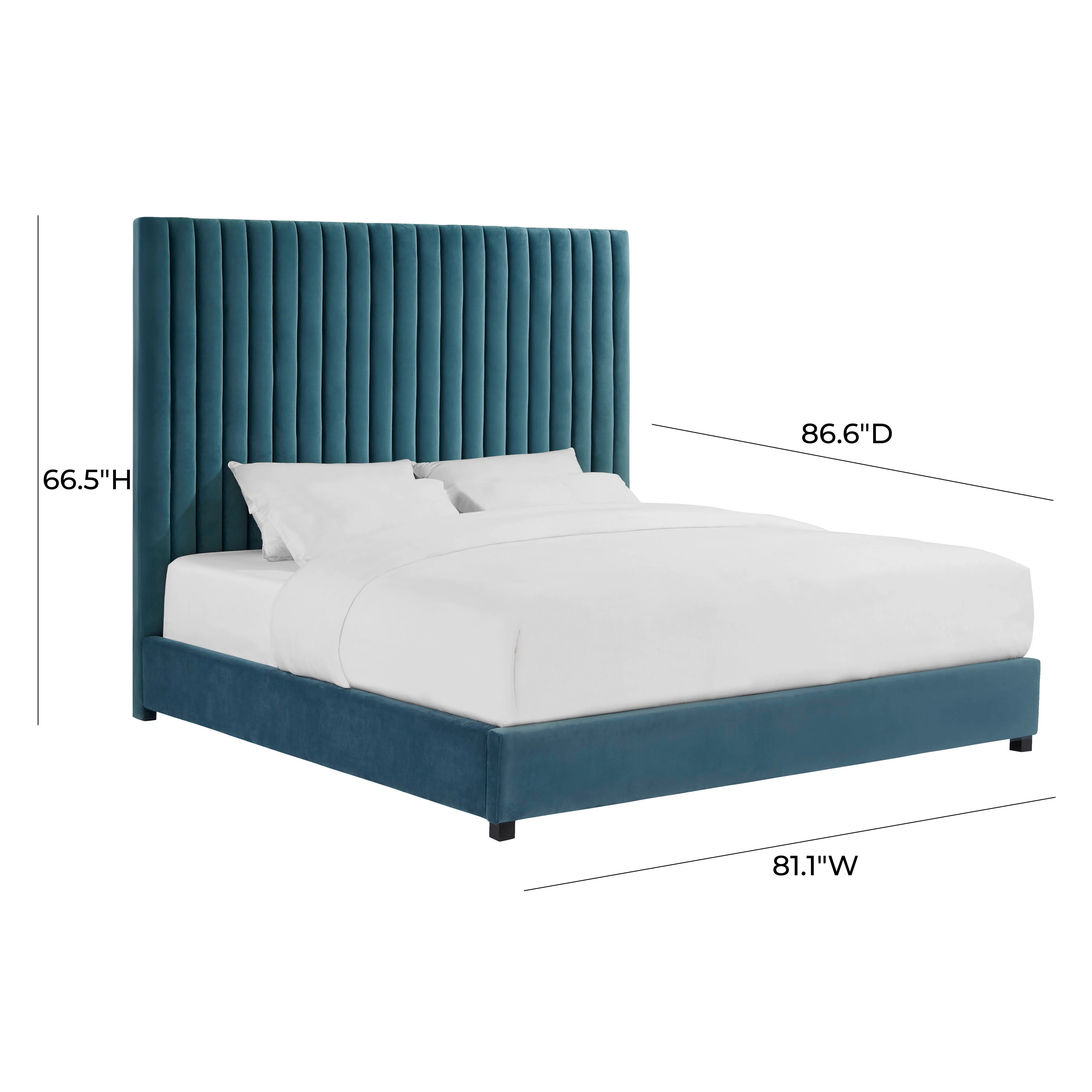Arabelle Performance Velvet Bed - Image 18
