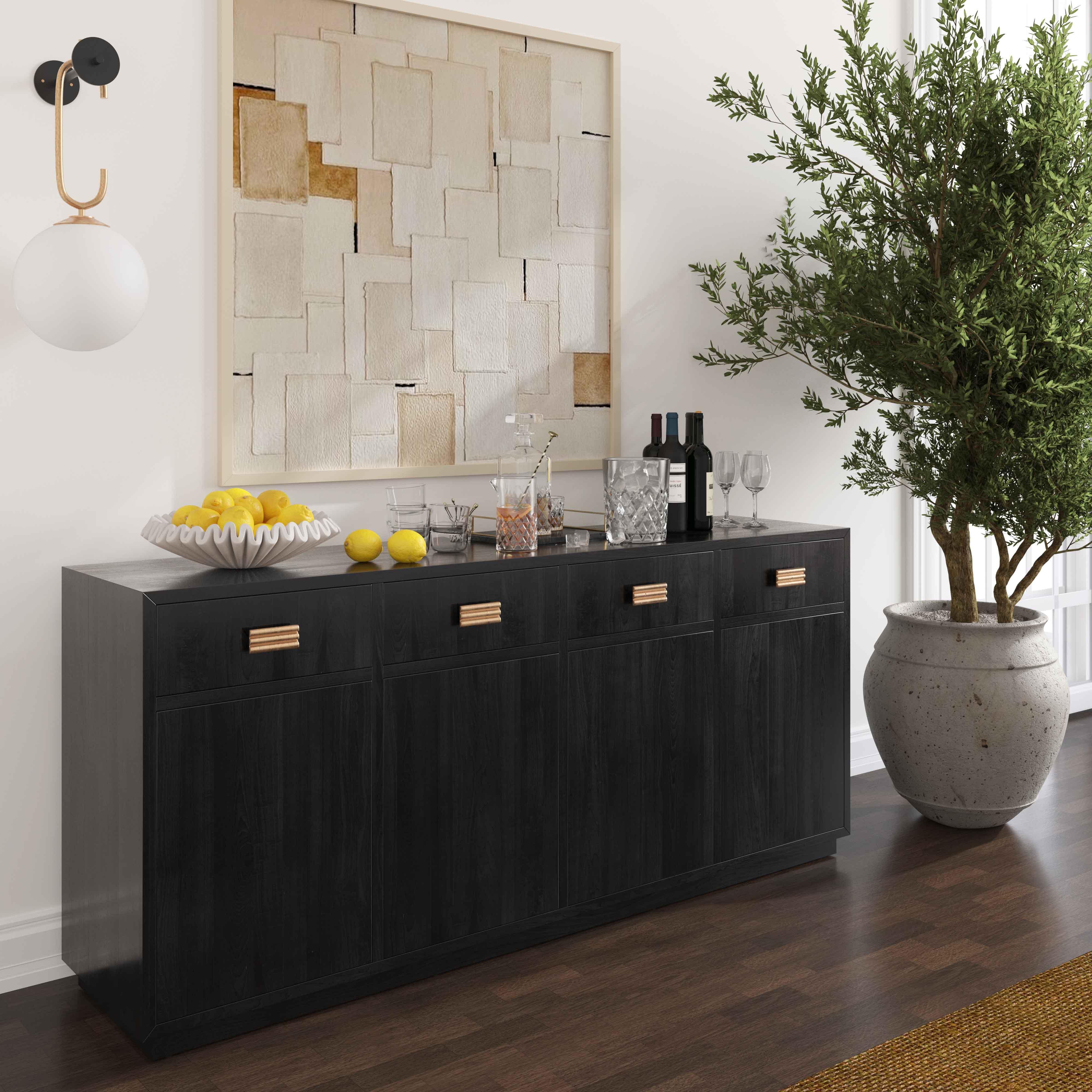 Aria 75" Oak Buffet - Image 9
