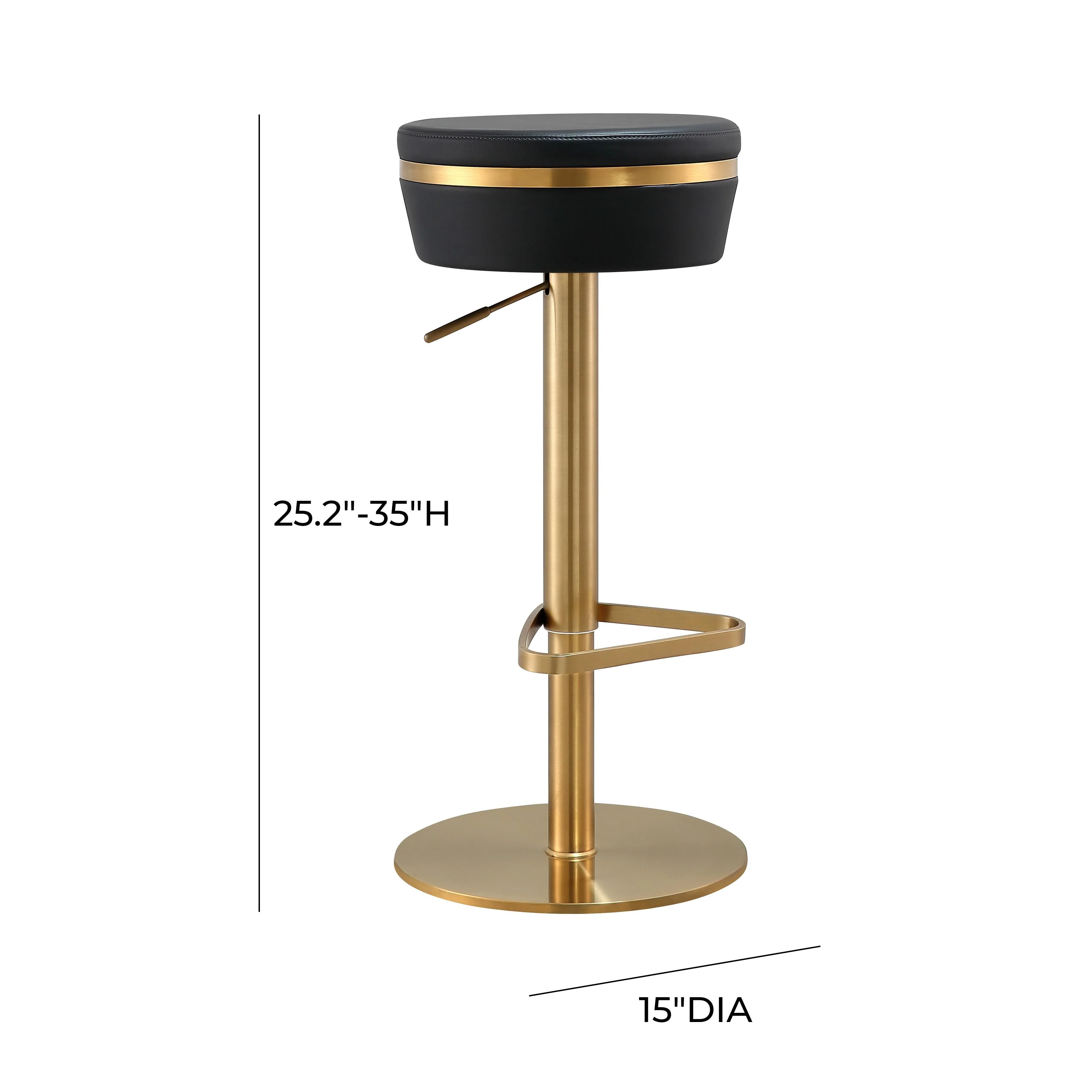 Astro Performance Vegan Leather Adjustable Stool - Image 18