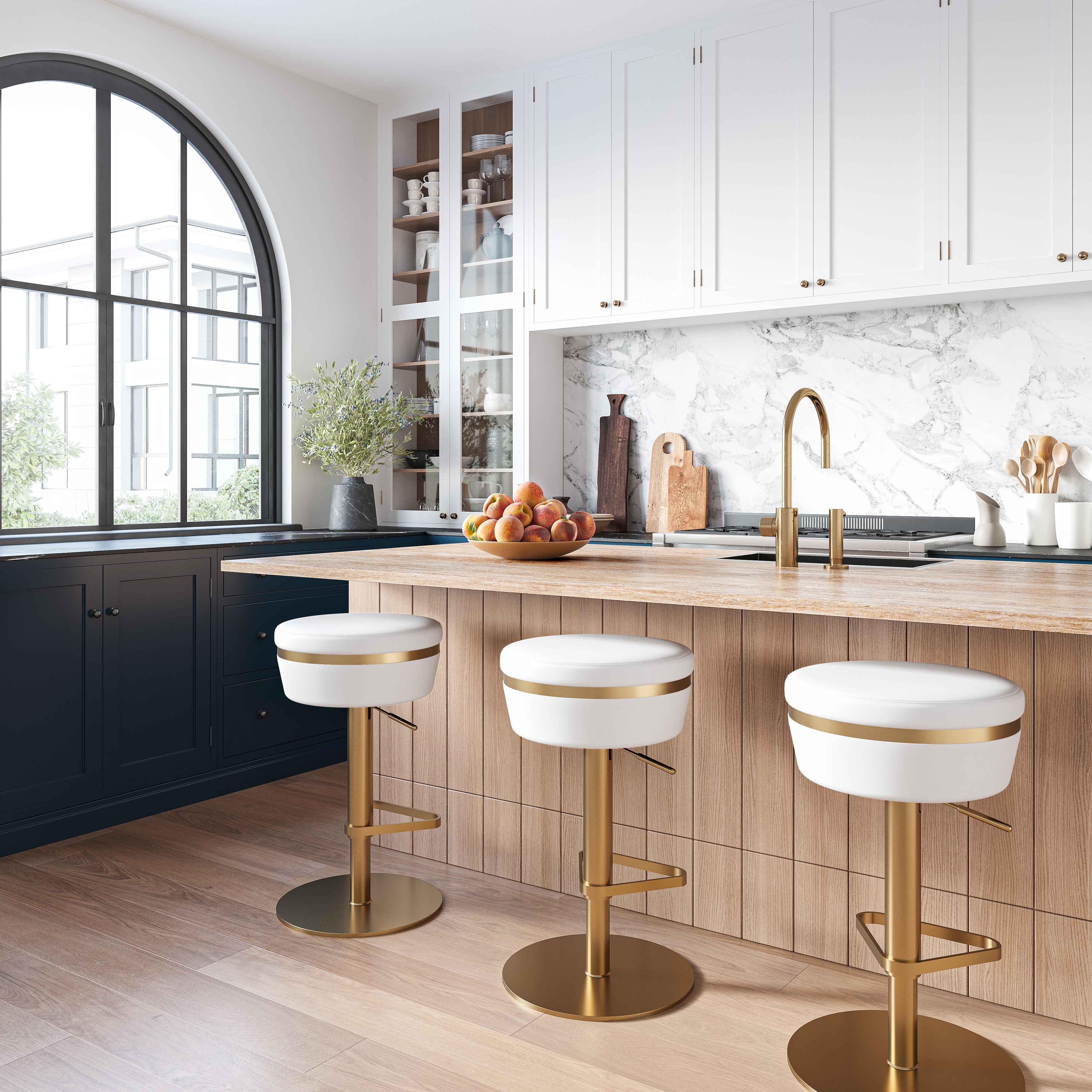 Astro Performance Vegan Leather Adjustable Stool - Image 20