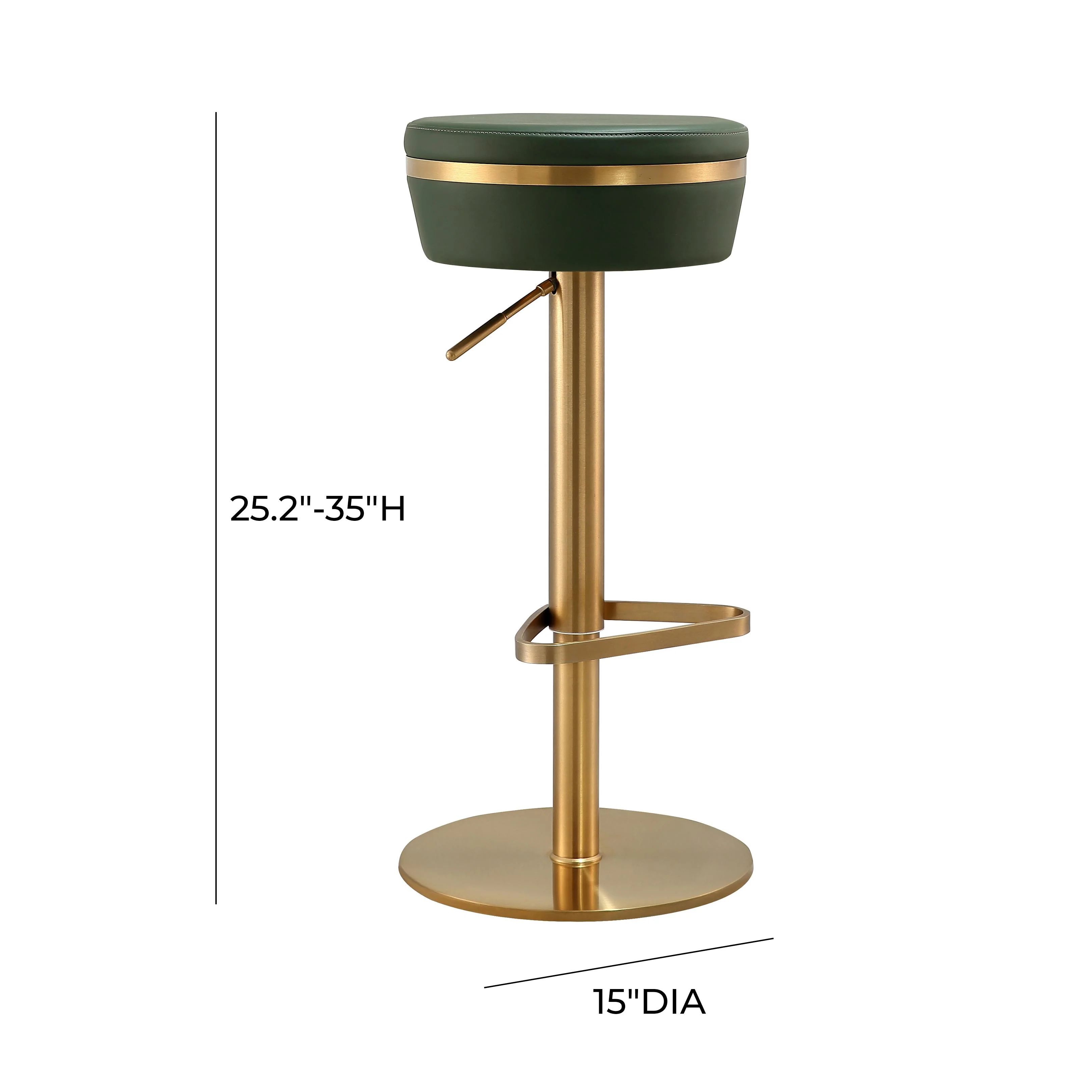 Astro Performance Vegan Leather Adjustable Stool - Image 9
