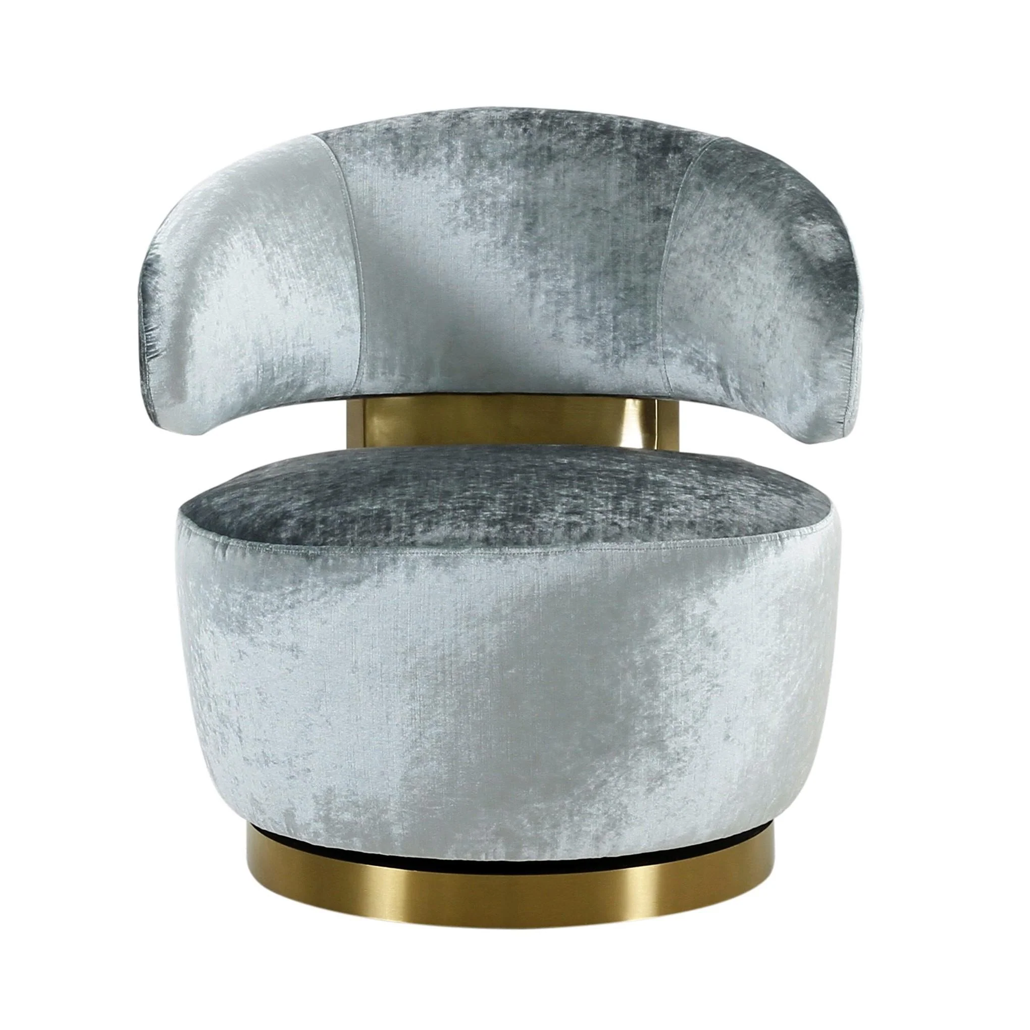 Austin Performance Fabric Swivel Accent Chair - Image 16