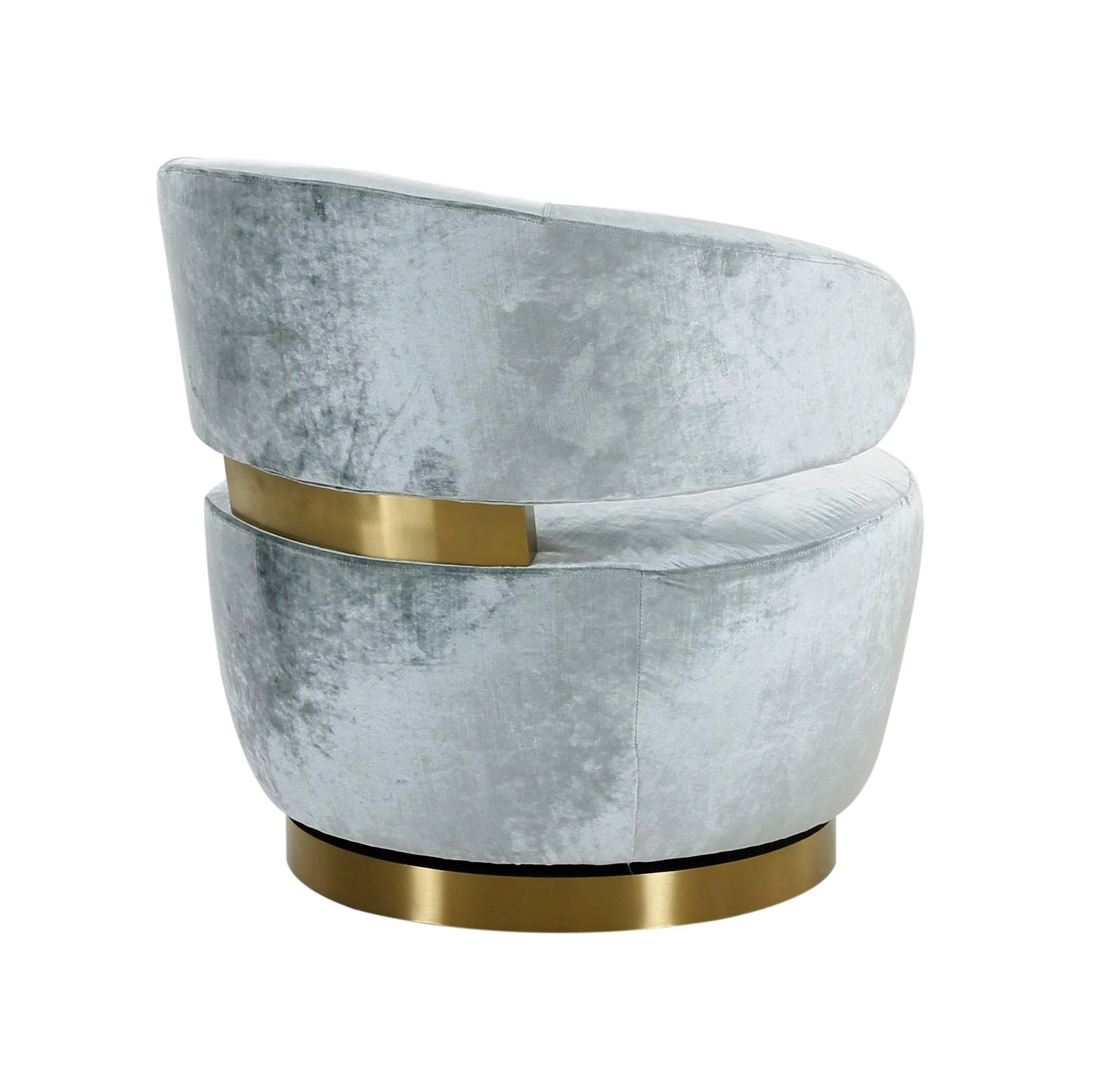 Austin Performance Fabric Swivel Accent Chair - Image 17