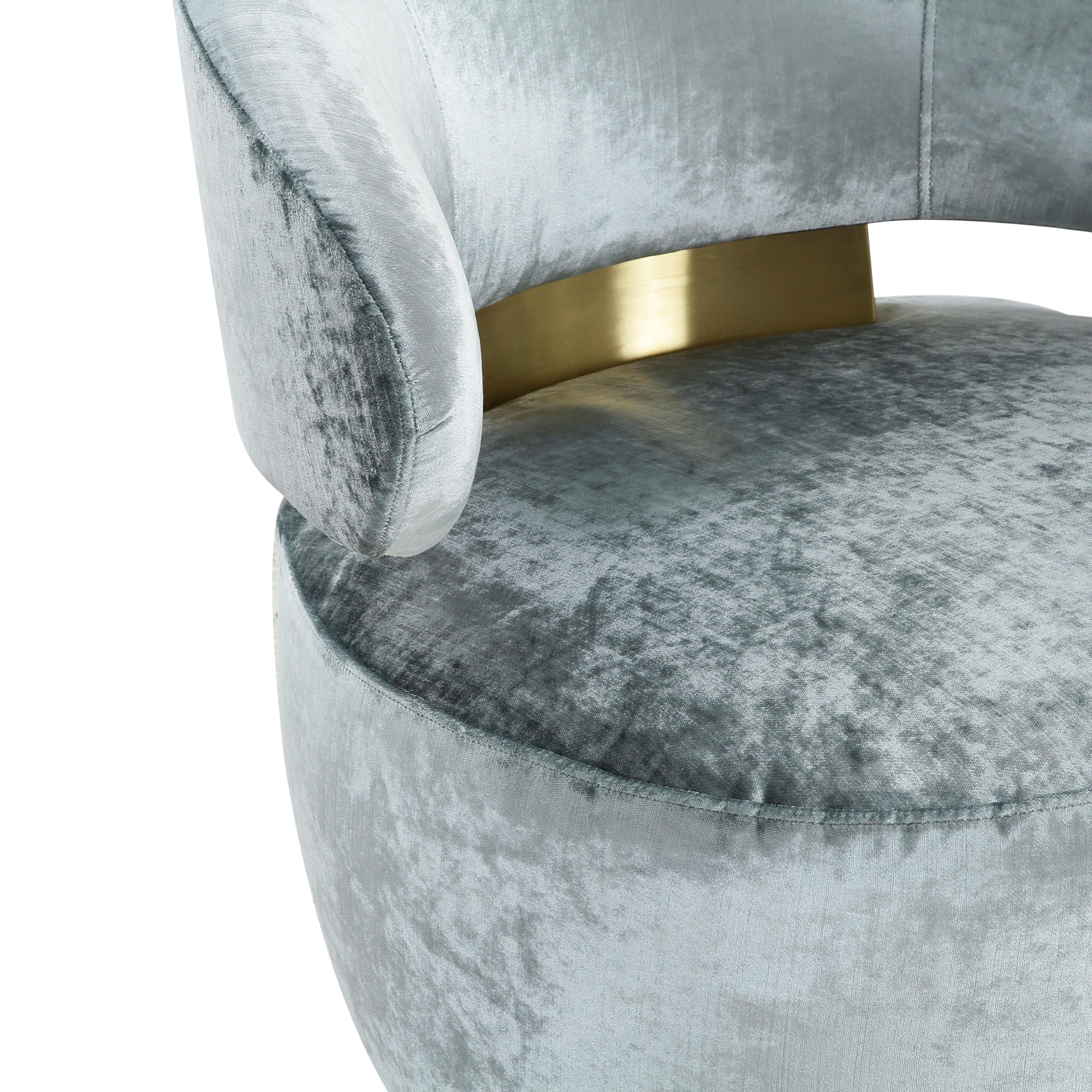 Austin Performance Fabric Swivel Accent Chair - Image 18