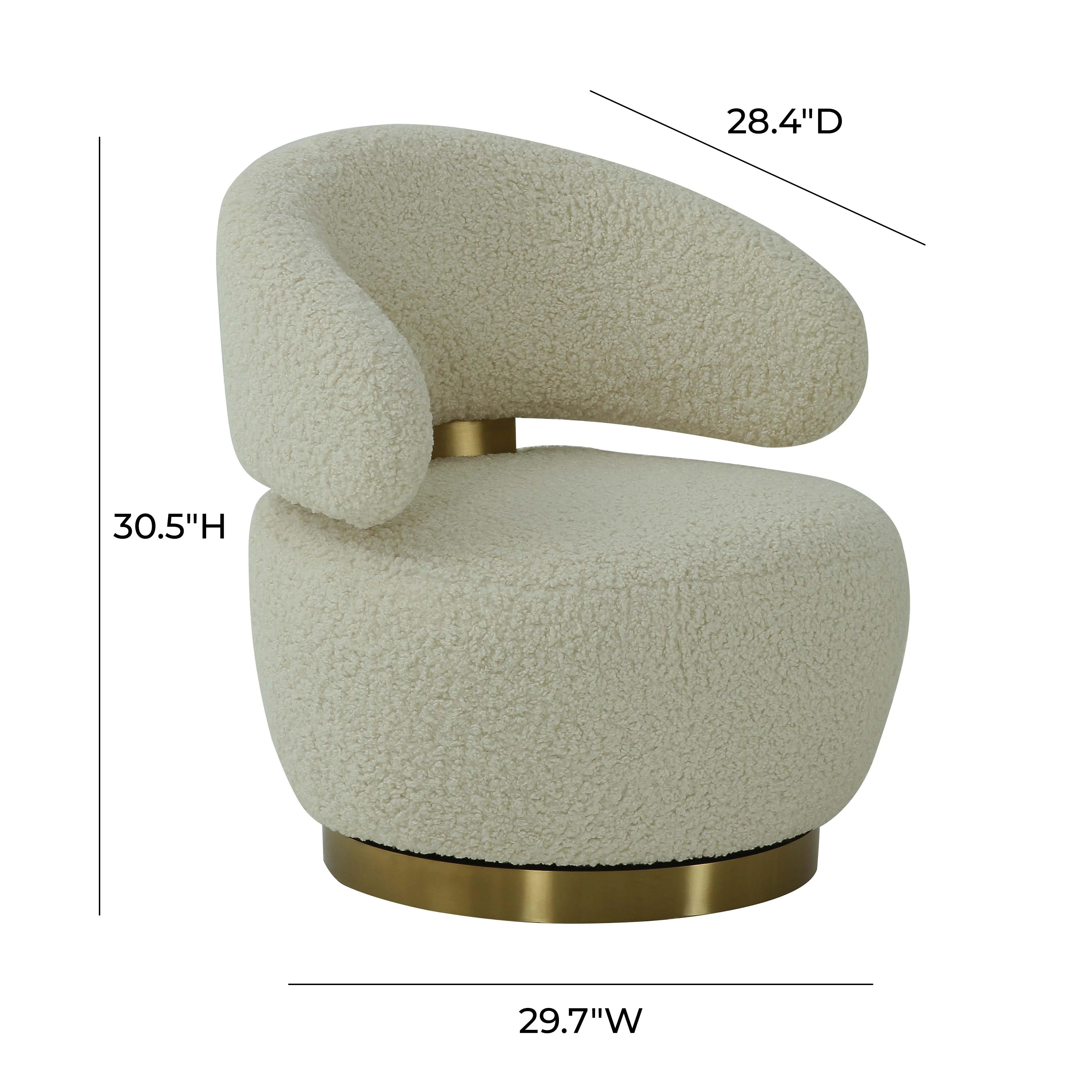 Austin Performance Fabric Swivel Accent Chair - Image 7