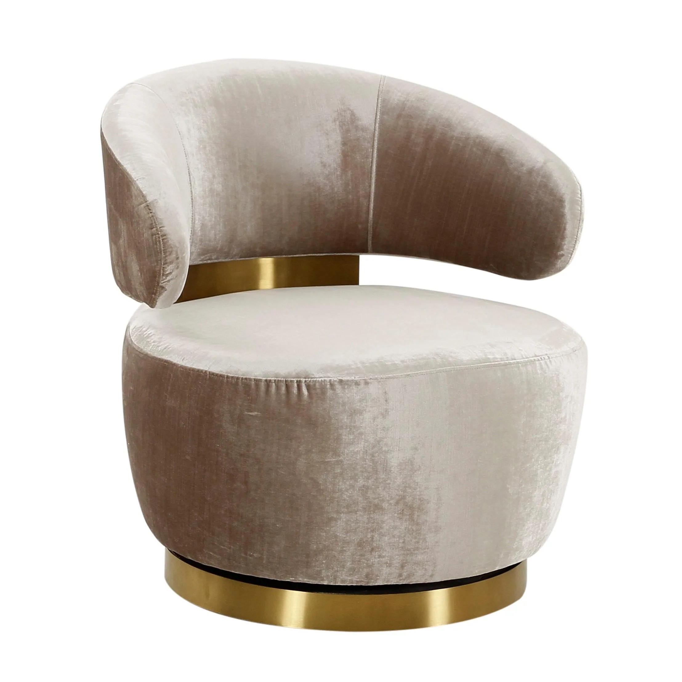 Austin Performance Fabric Swivel Accent Chair - Image 8