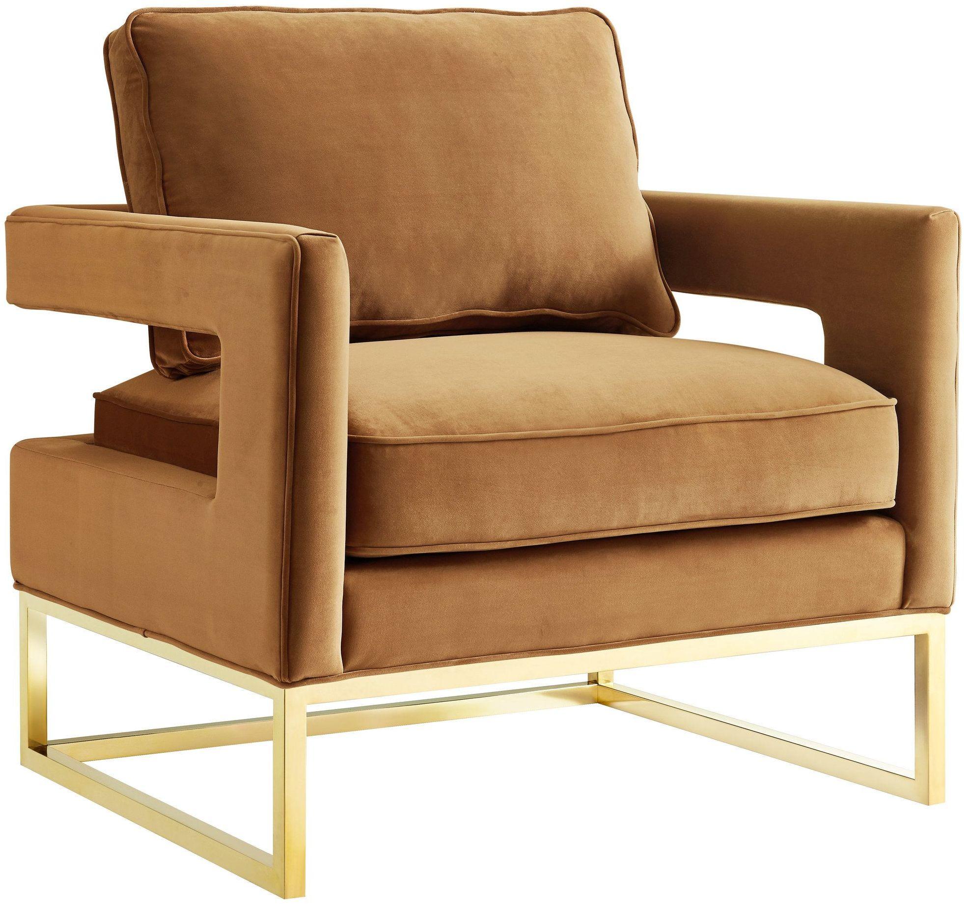Avery Performance Velvet Accent Chair - Image 7