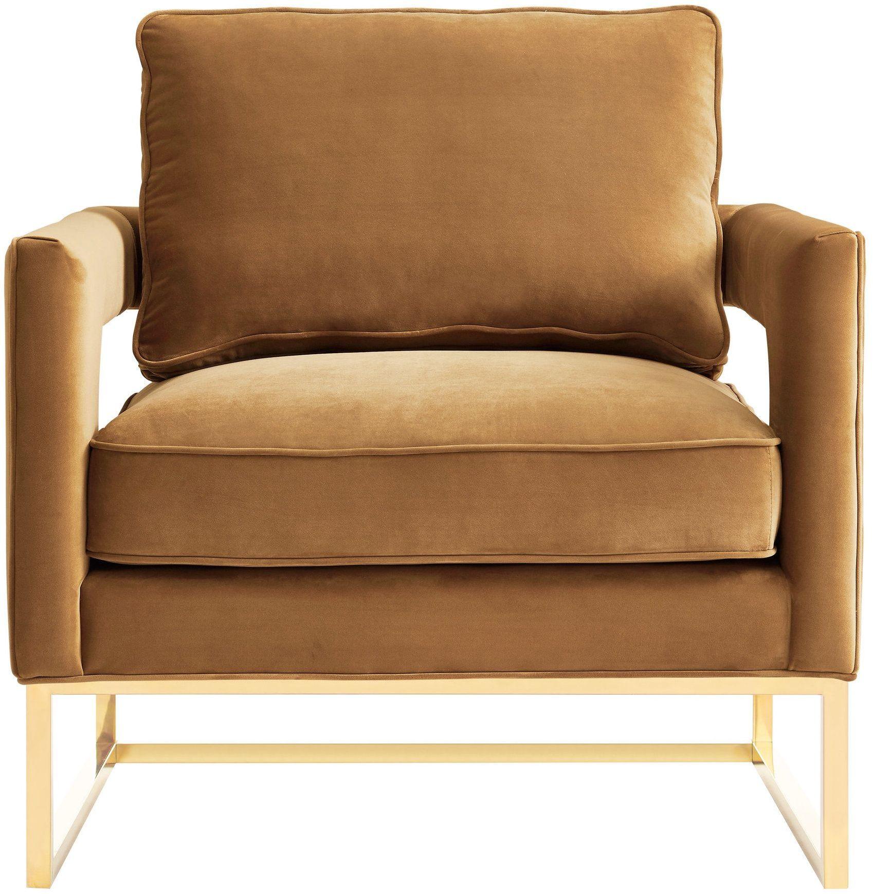 Avery Performance Velvet Accent Chair - Image 9