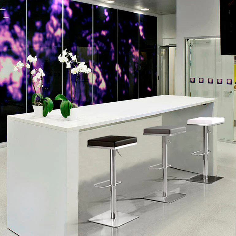 Bari Performance Vegan Leather Adjustable Stool - Image 11