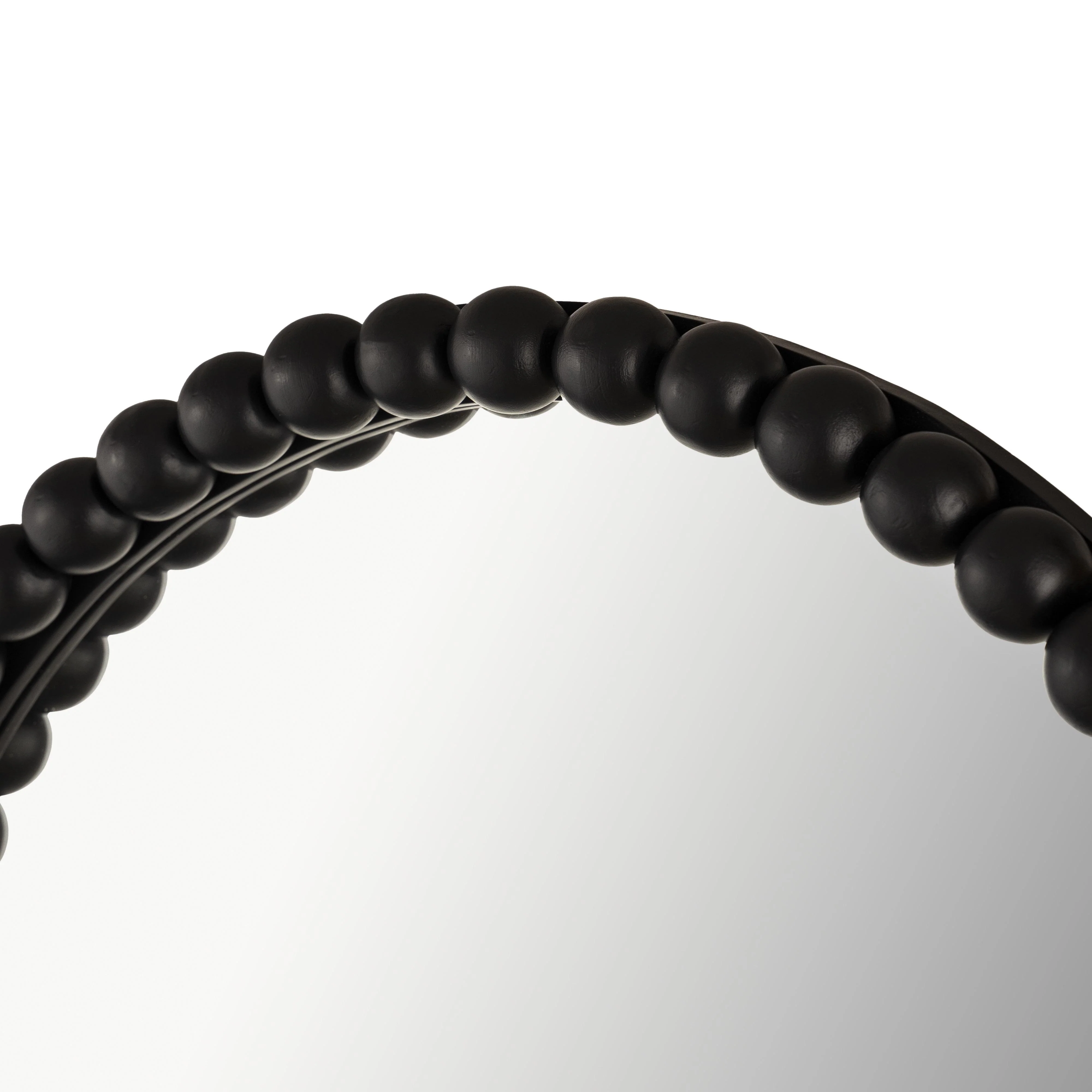 Baria 30" Wooden Round Wall Mirror - Image 10