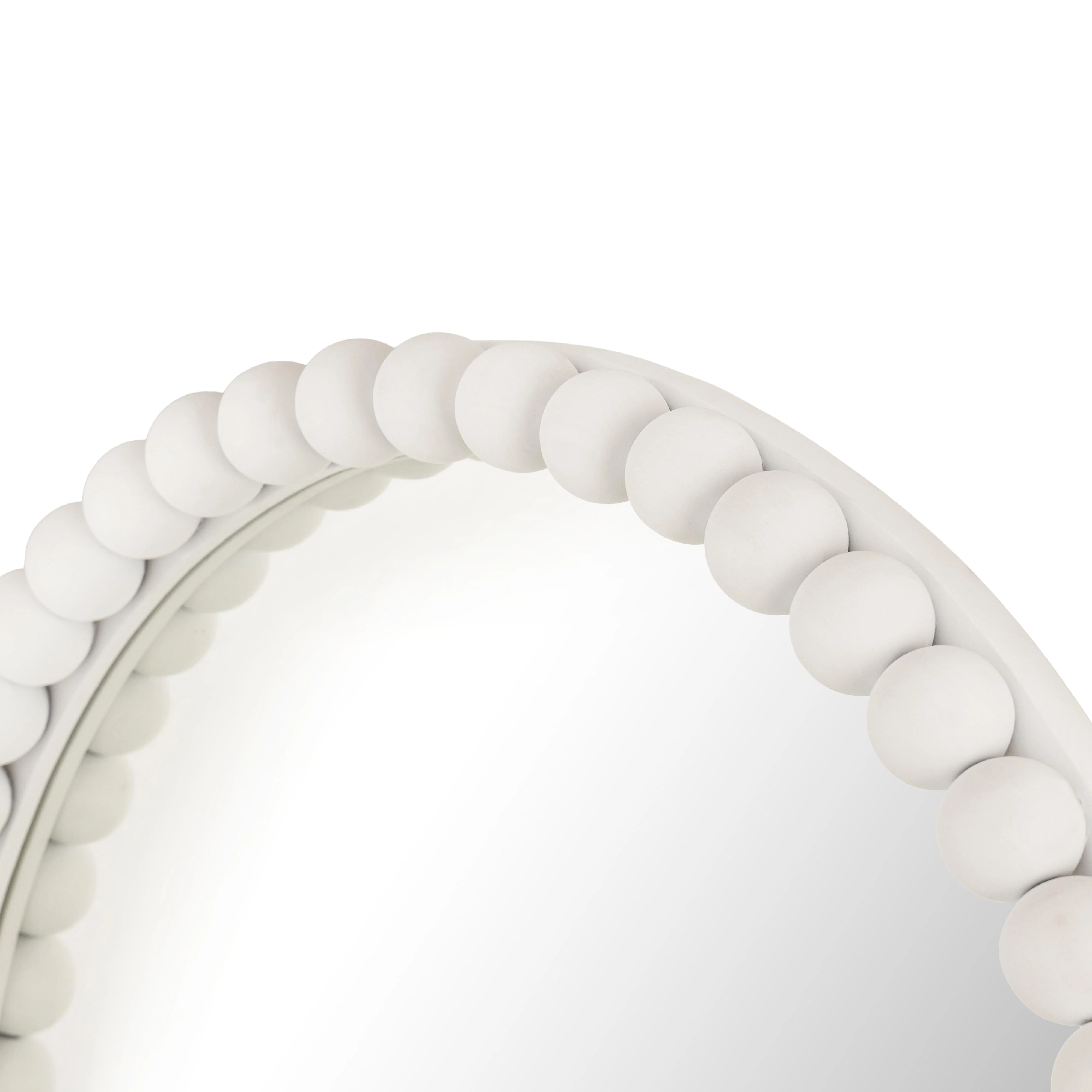 Baria 30" Wooden Round Wall Mirror - Image 4