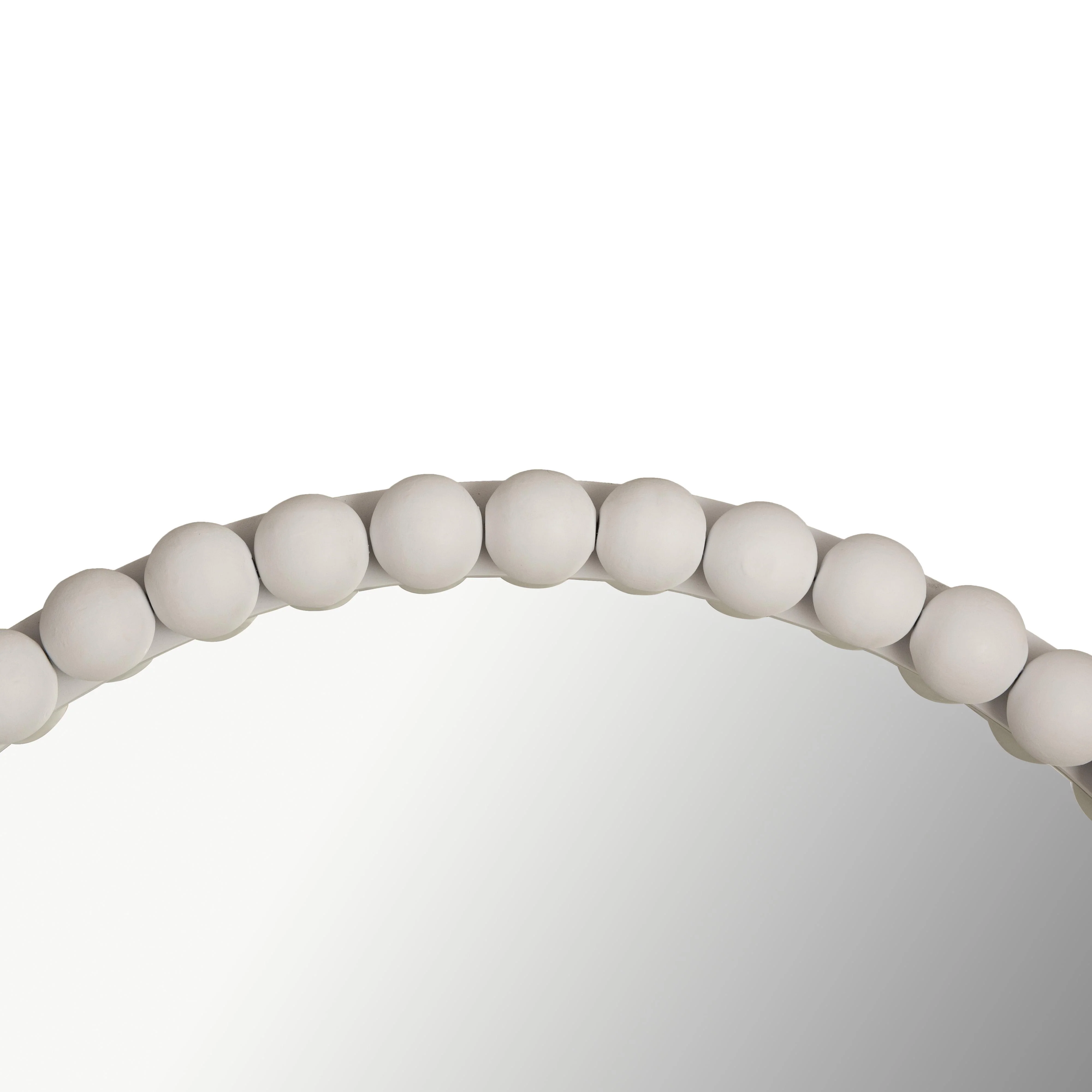 Baria 30" Wooden Round Wall Mirror - Image 5