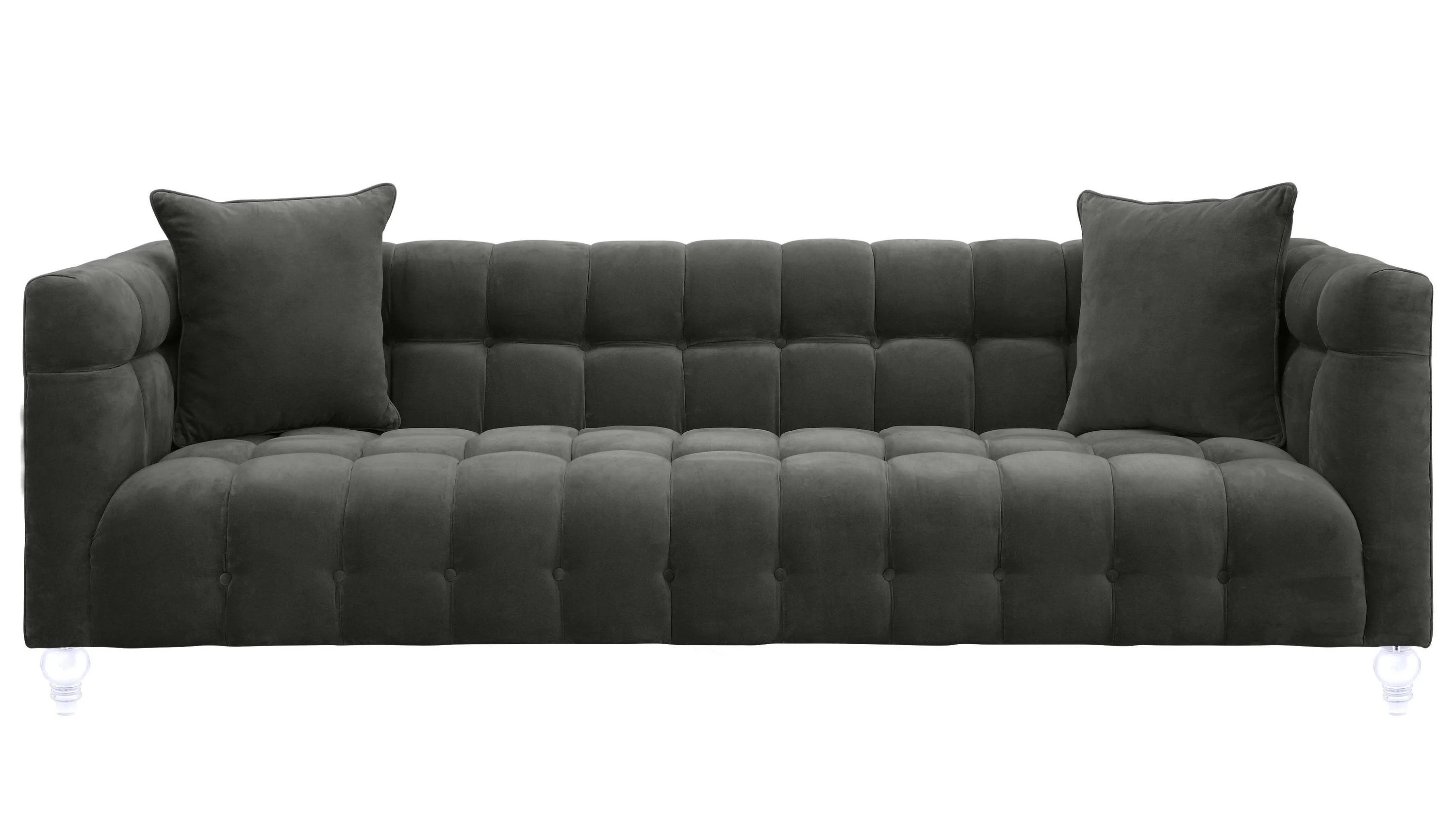 Bea 90.6" Performance Velvet Tufted Sofa - Image 19
