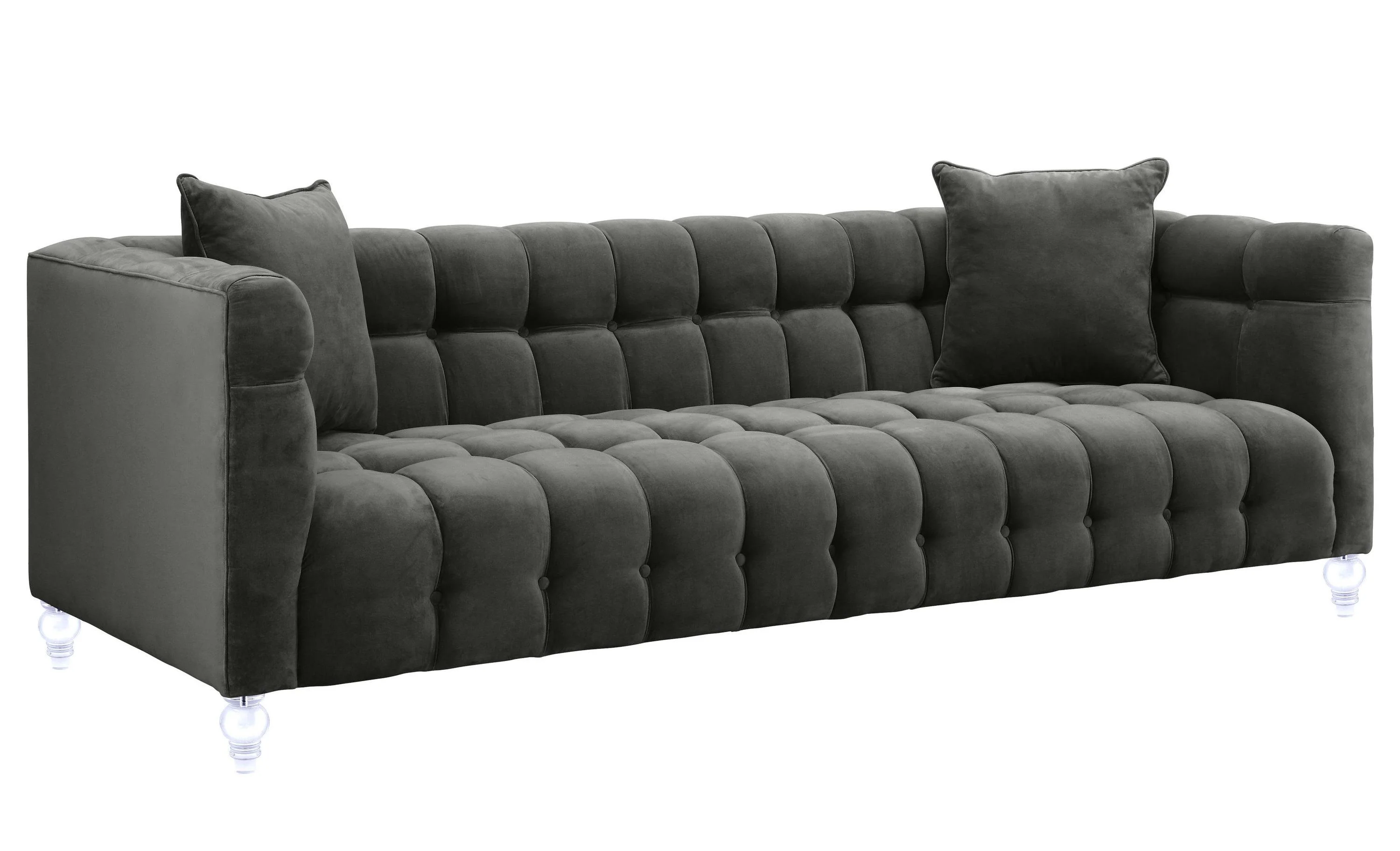Bea 90.6" Performance Velvet Tufted Sofa - Image 21