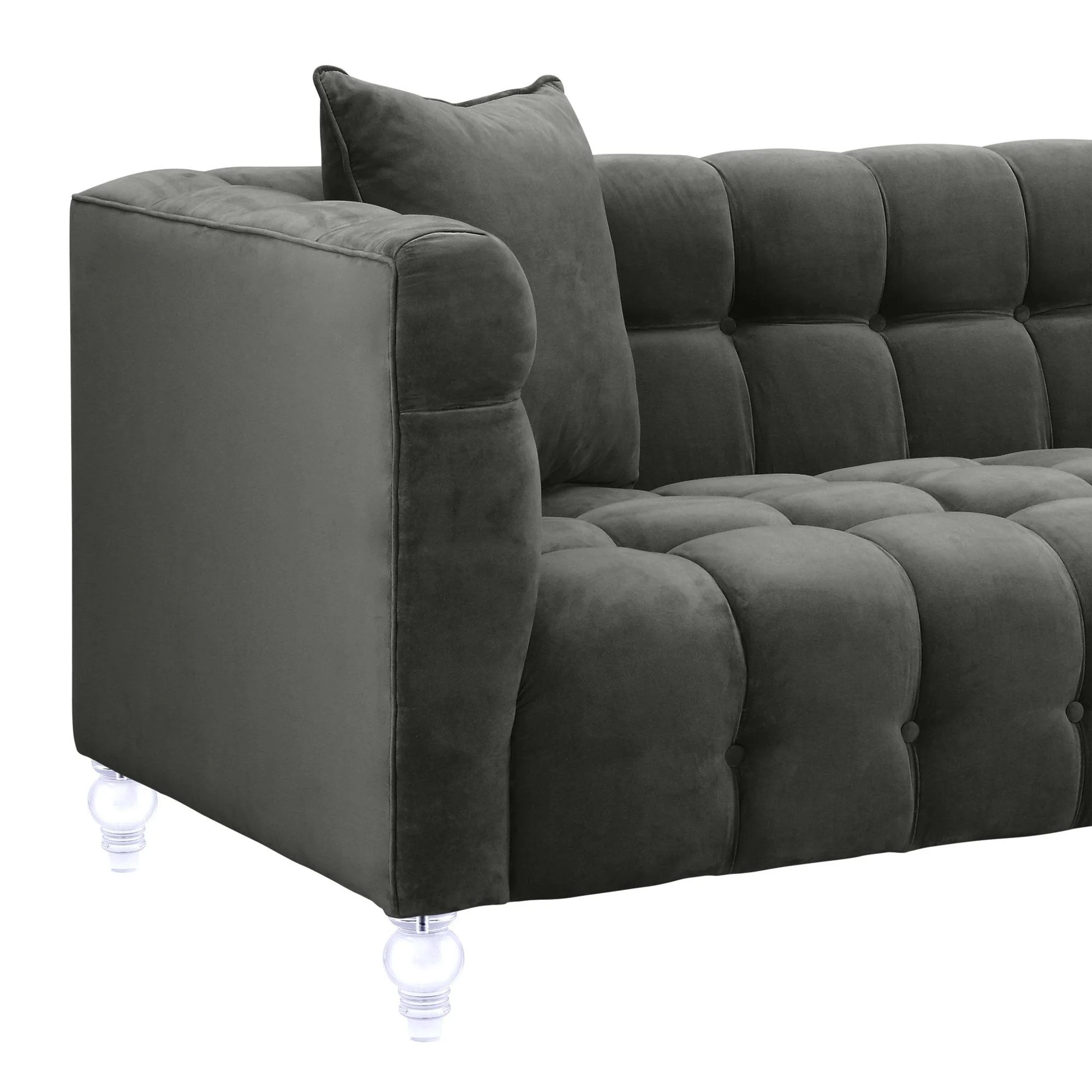 Bea 90.6" Performance Velvet Tufted Sofa - Image 23
