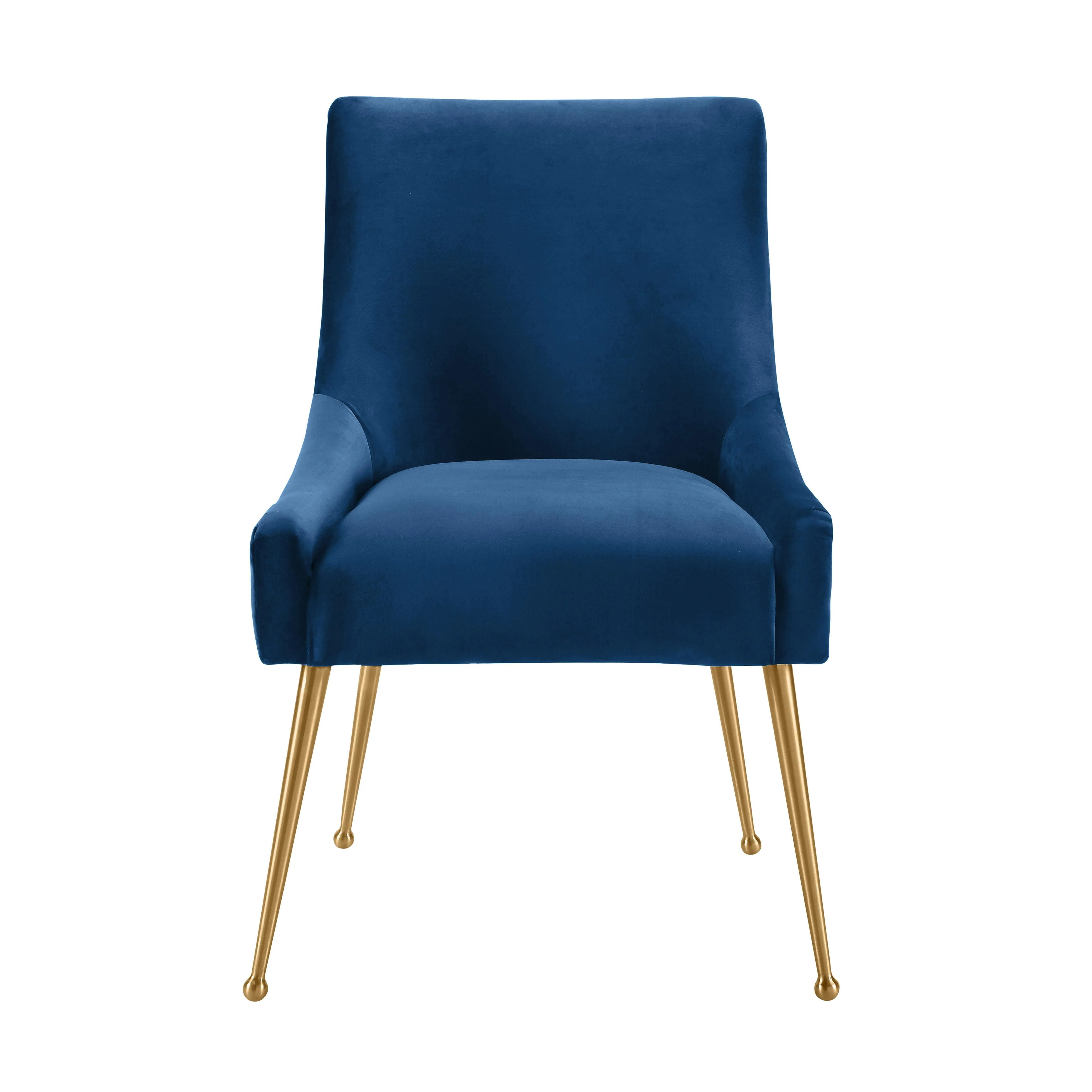 Beatrix Pleated Performance Velvet Dining Chair - Image 11