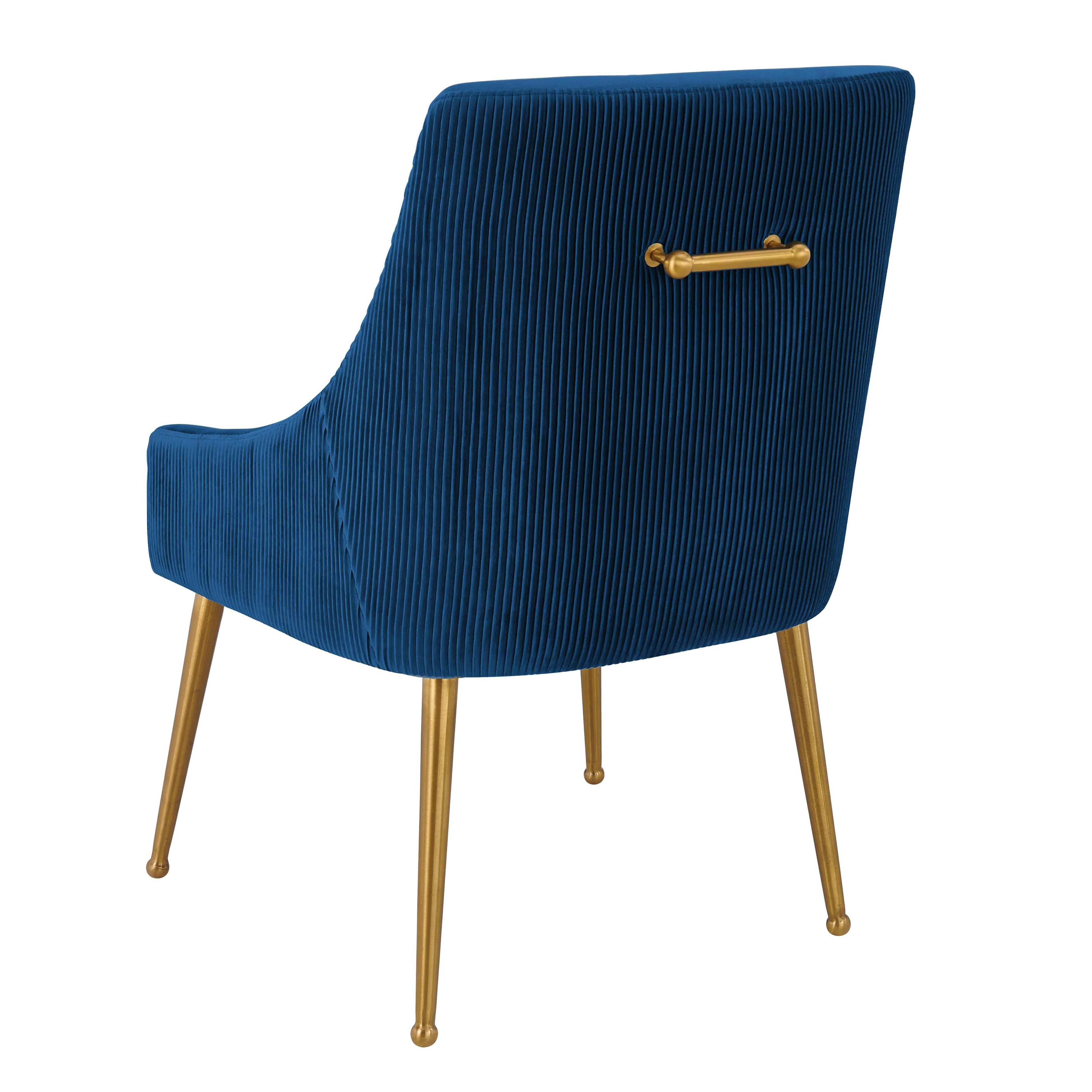 Beatrix Pleated Performance Velvet Dining Chair - Image 12