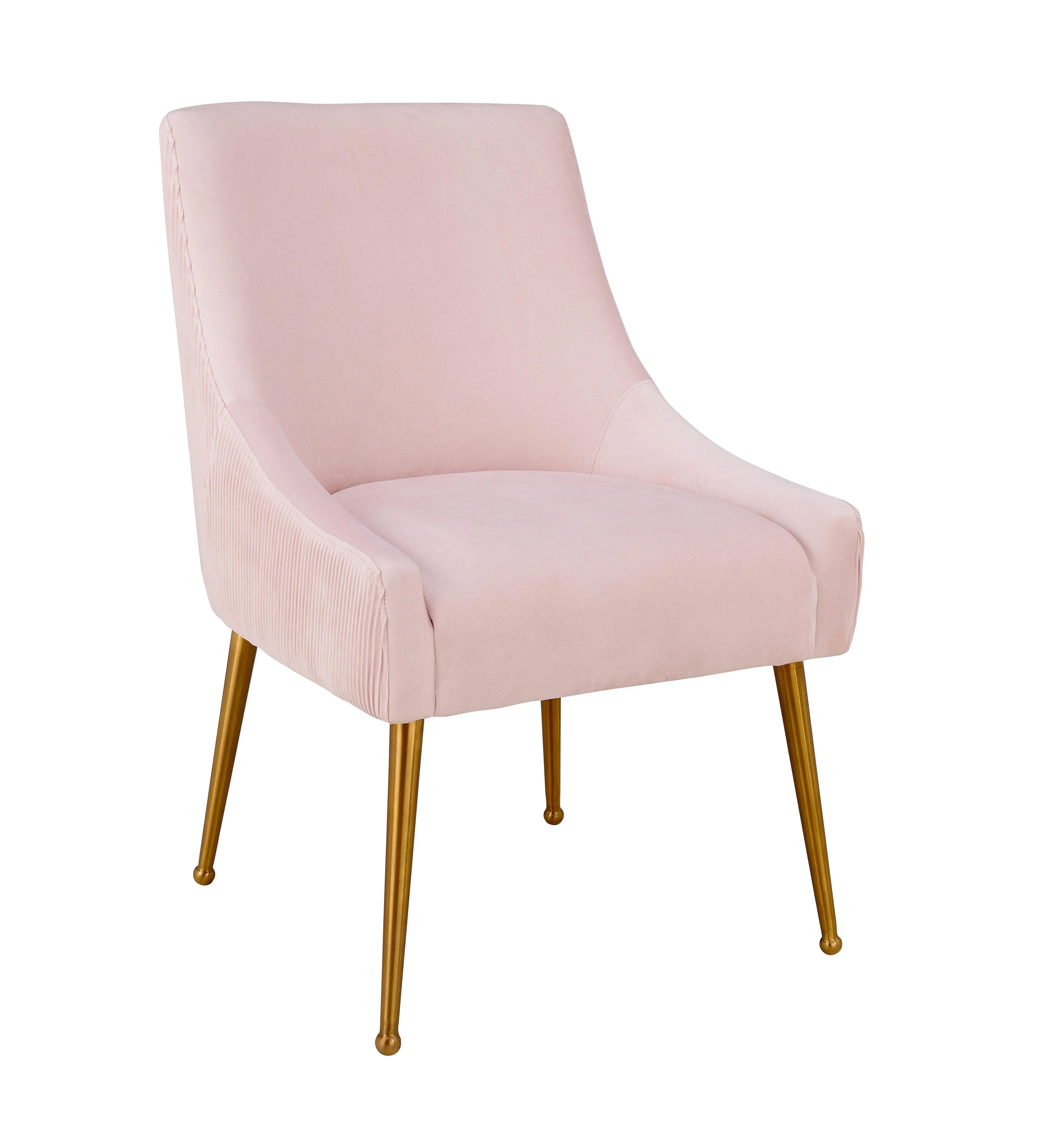 Beatrix Pleated Performance Velvet Dining Chair - Image 17
