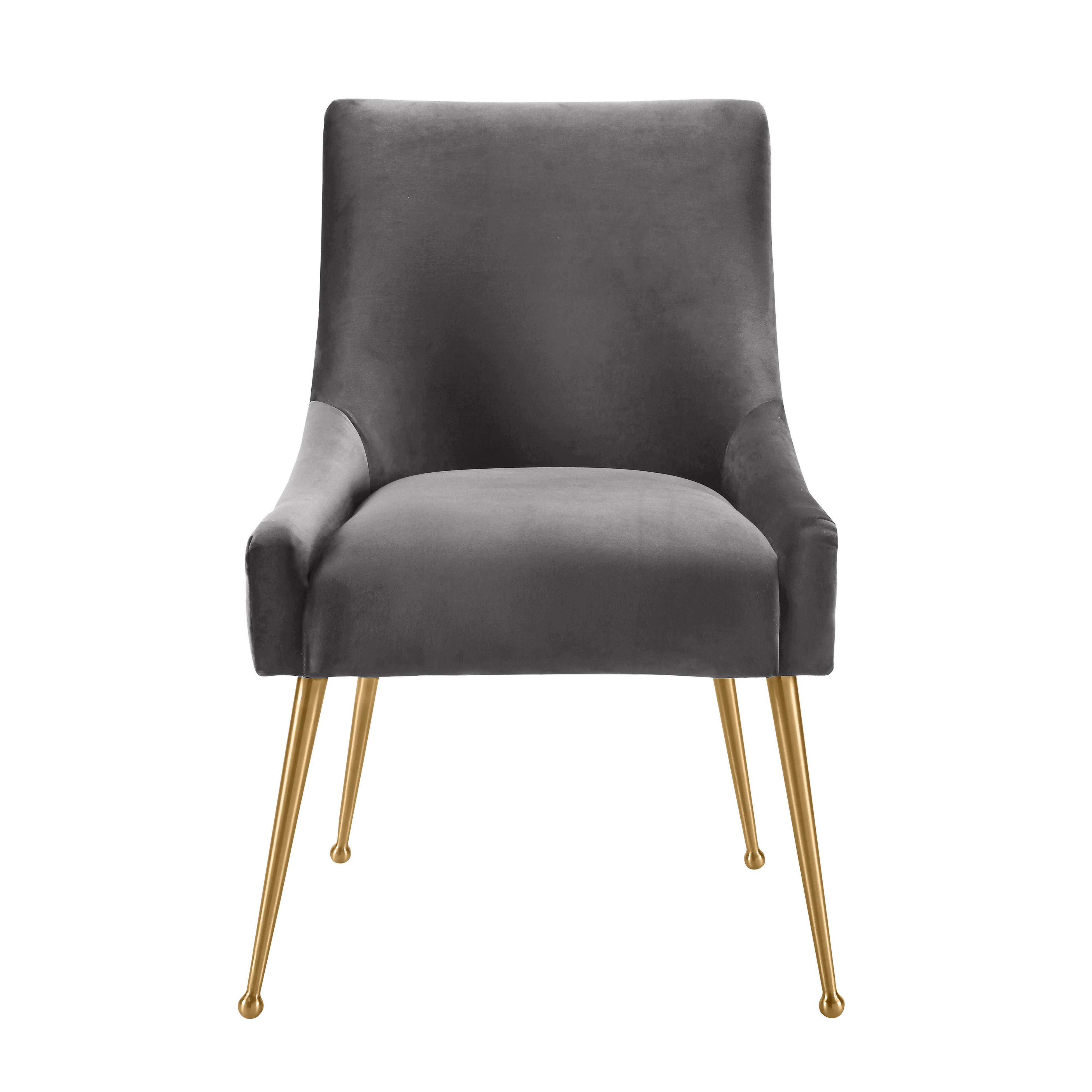 Beatrix Pleated Performance Velvet Dining Chair - Image 3