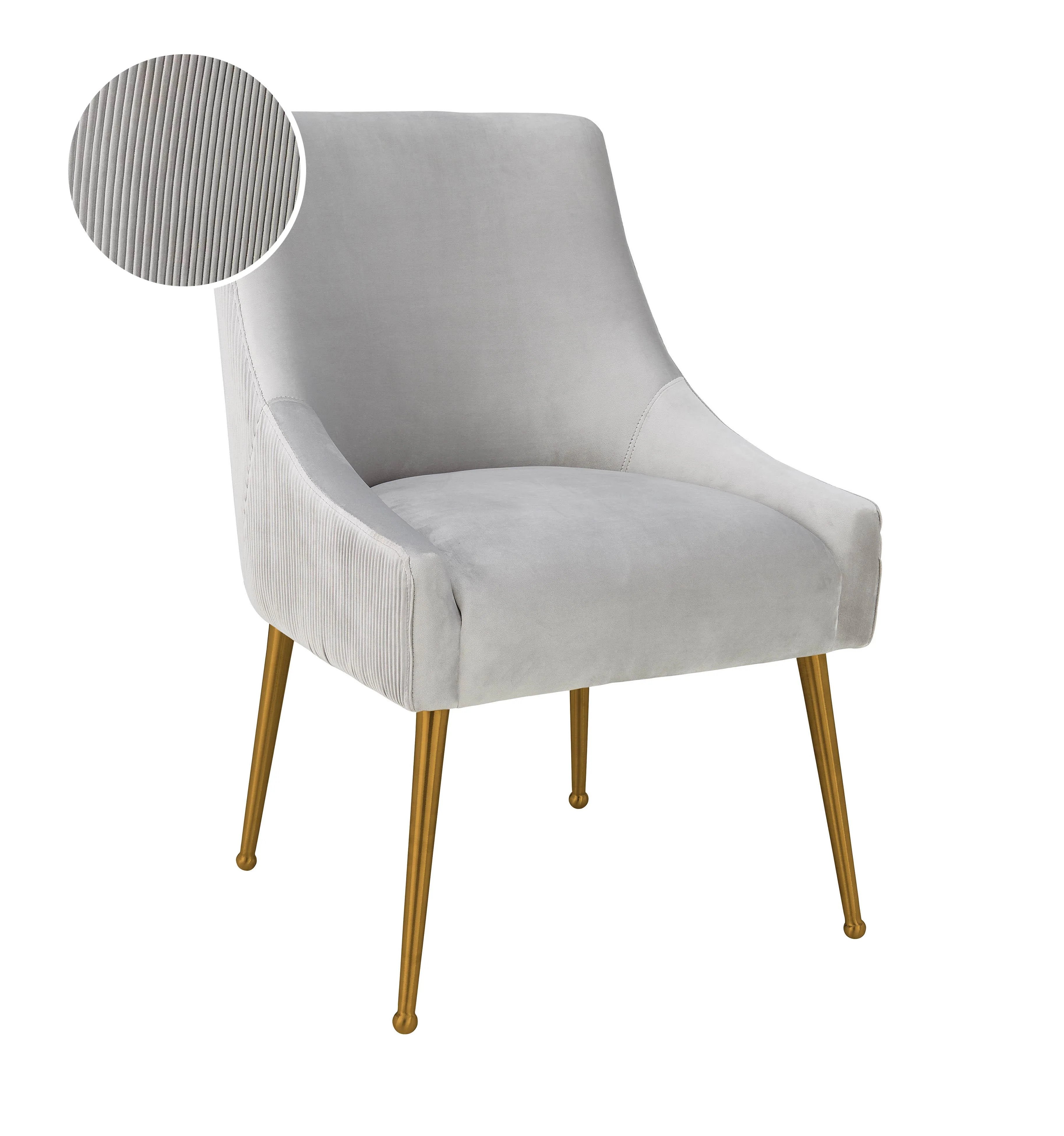 Beatrix Pleated Performance Velvet Dining Chair - Image 32