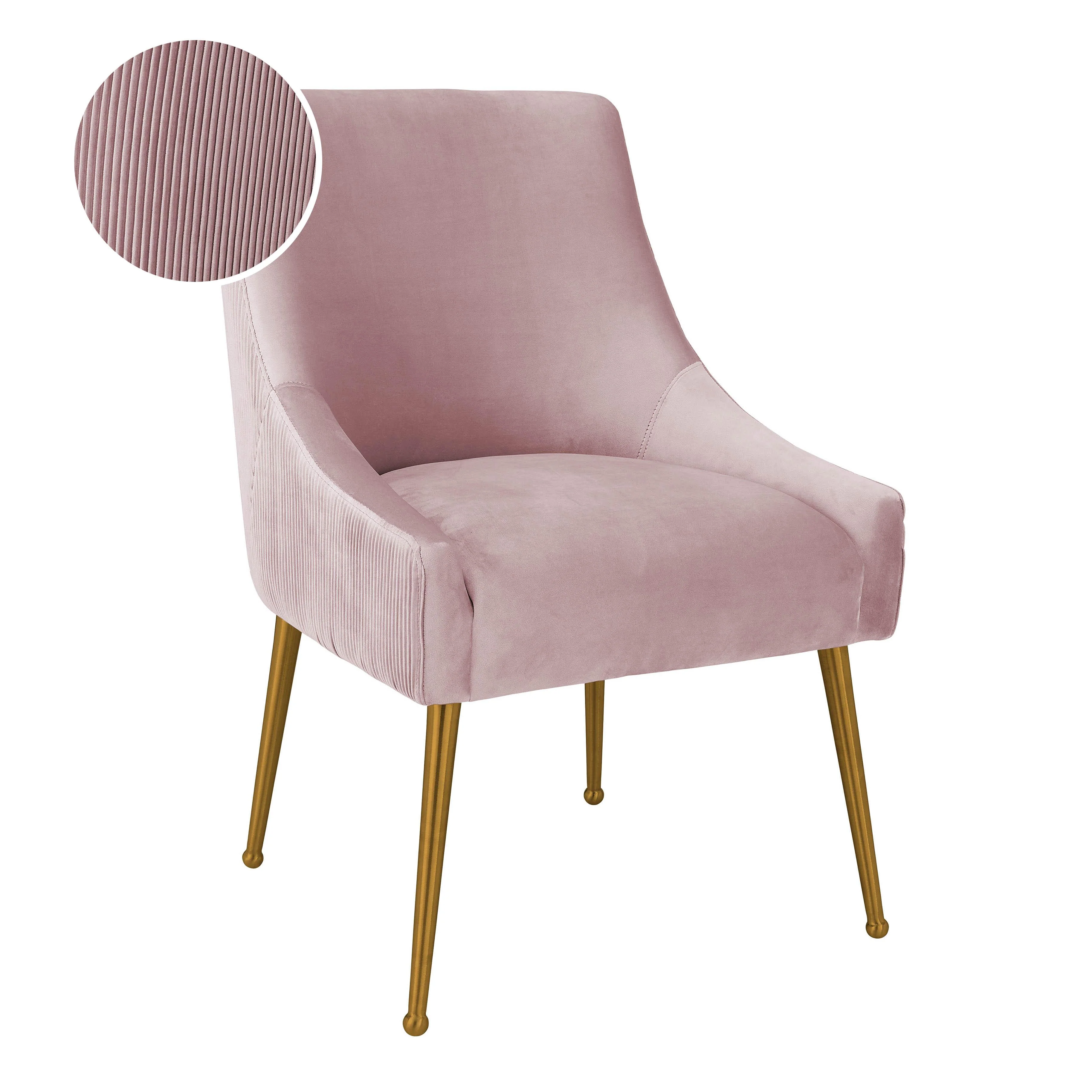 Beatrix Pleated Performance Velvet Dining Chair - Image 40