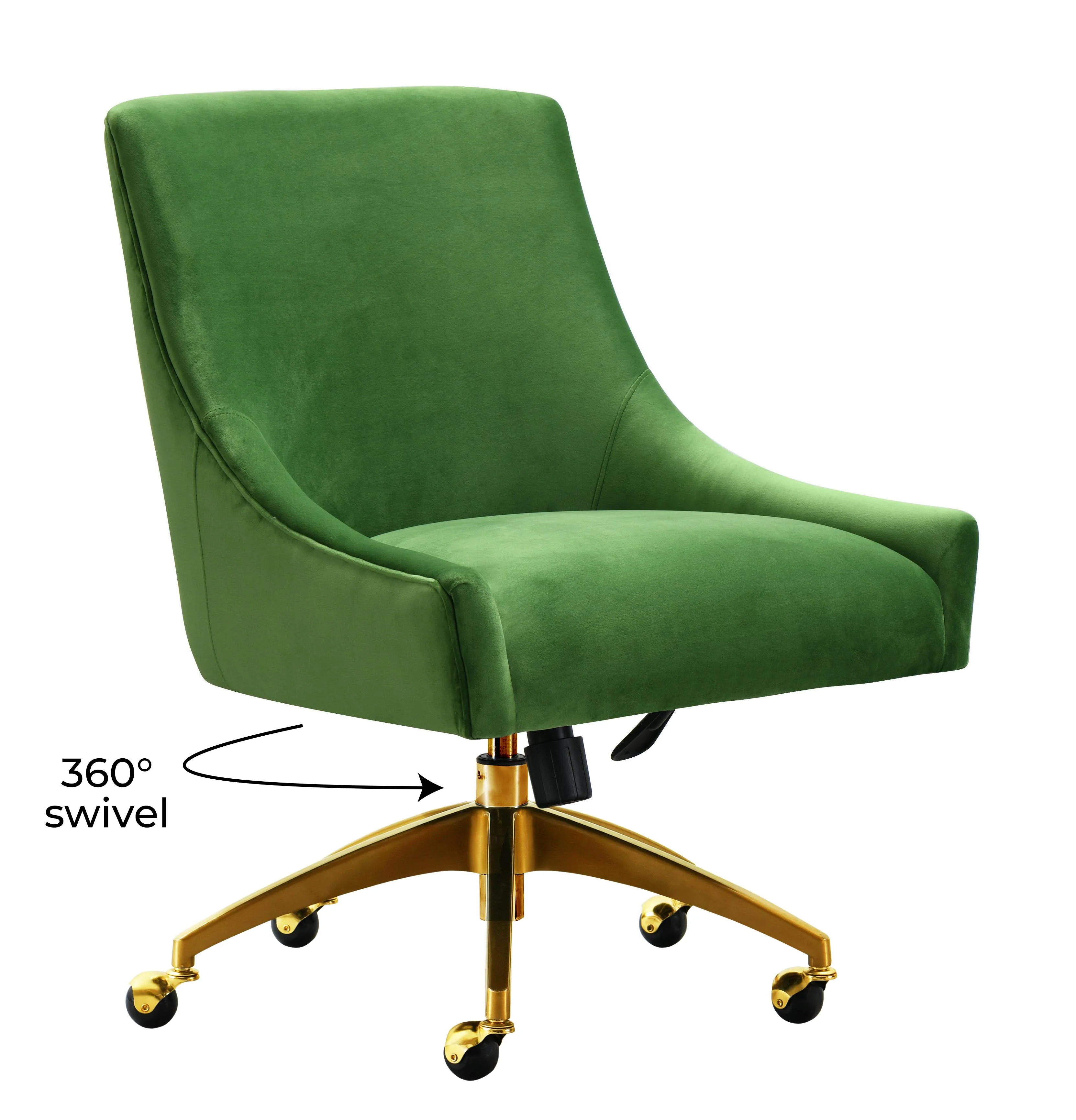 Beatrix Performance Velvet Office Swivel Chair - Image 13