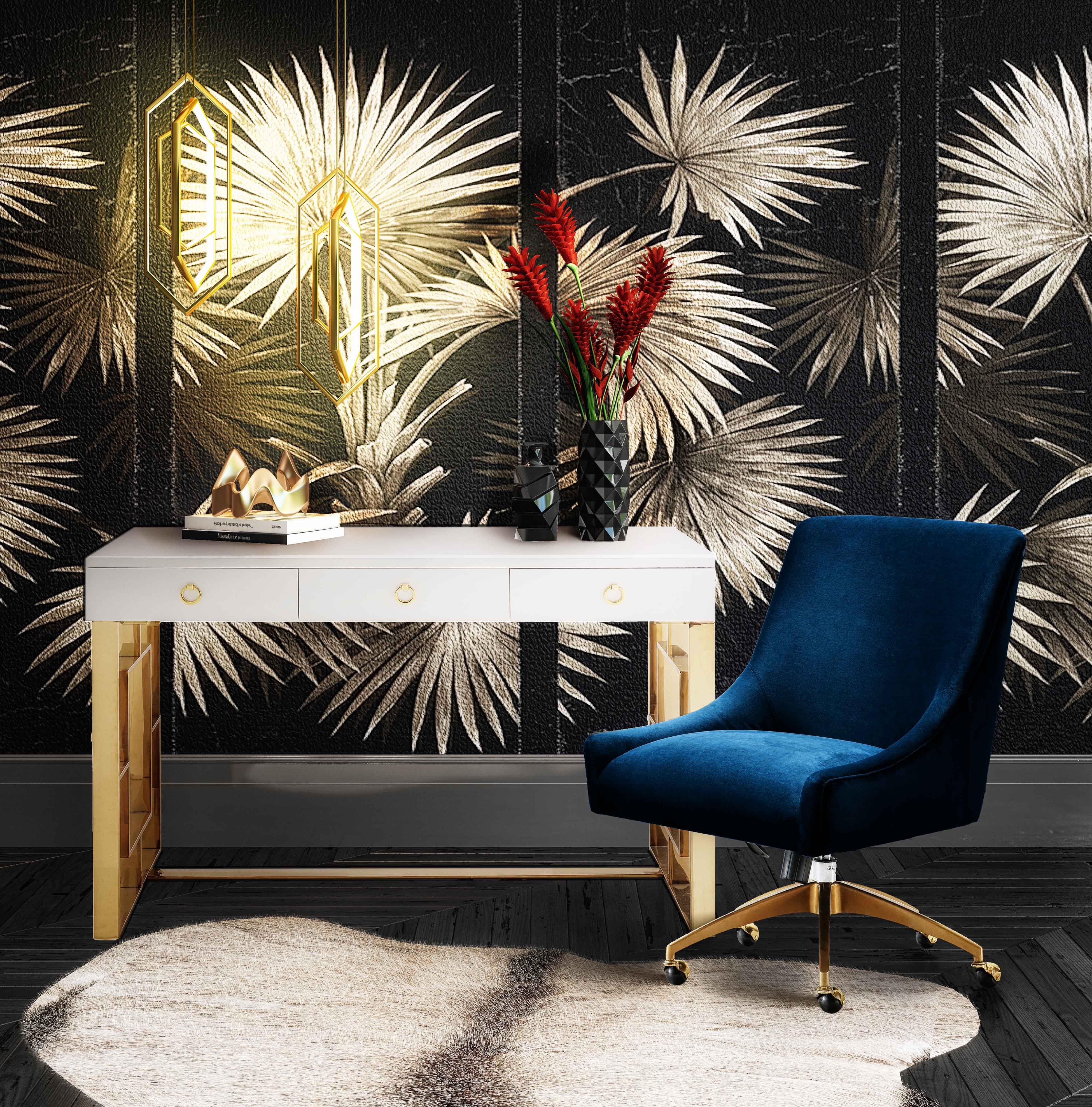 Beatrix Performance Velvet Office Swivel Chair - Image 16