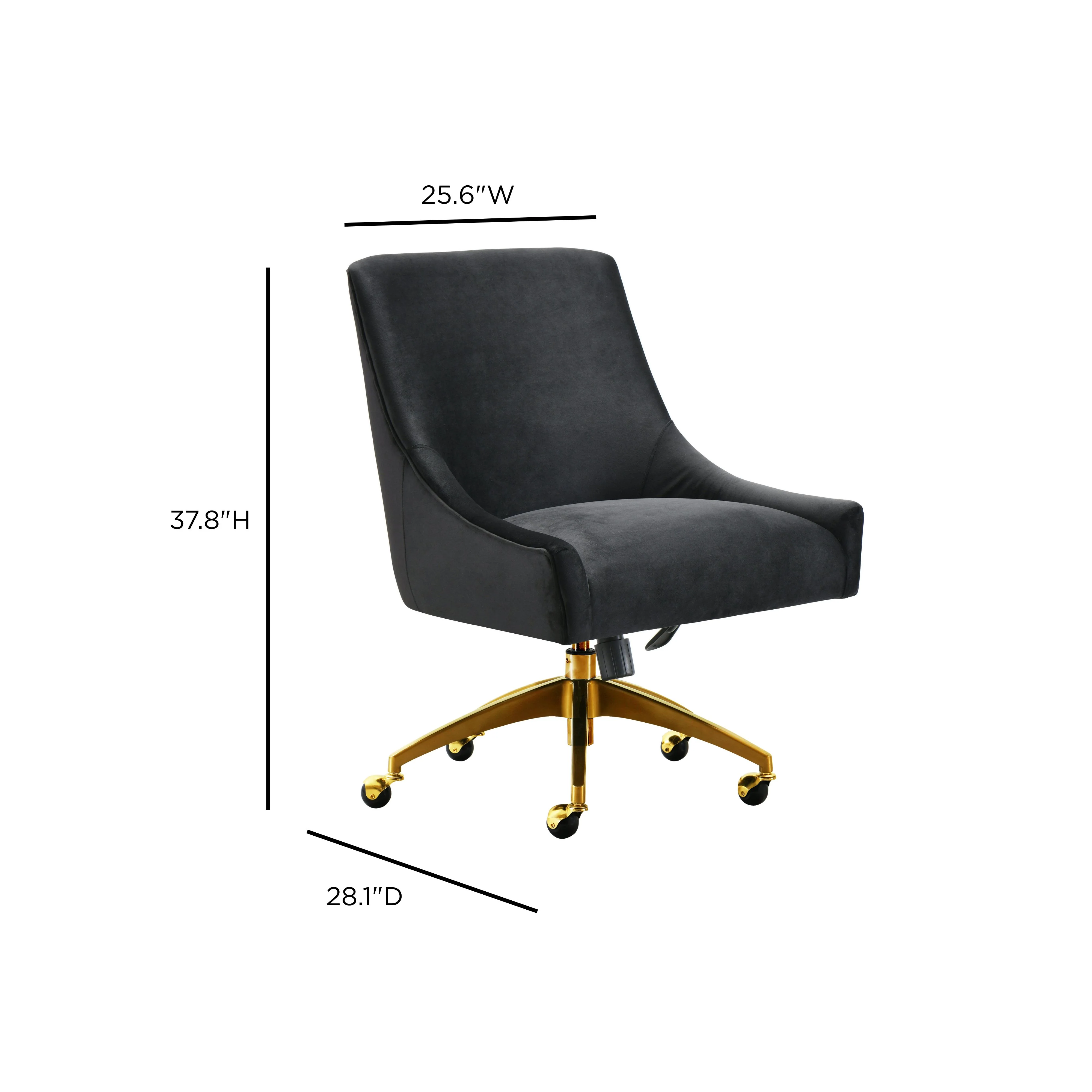 Beatrix Performance Velvet Office Swivel Chair - Image 29