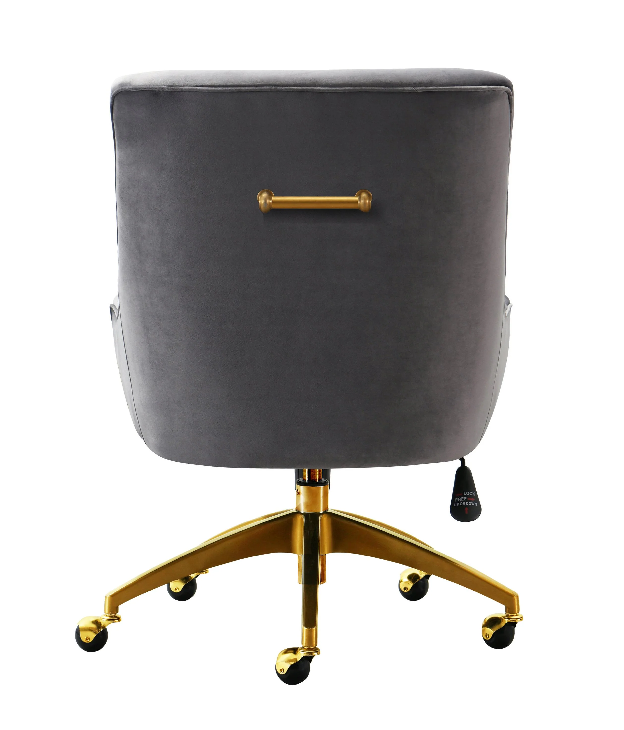 Beatrix Performance Velvet Office Swivel Chair - Image 4