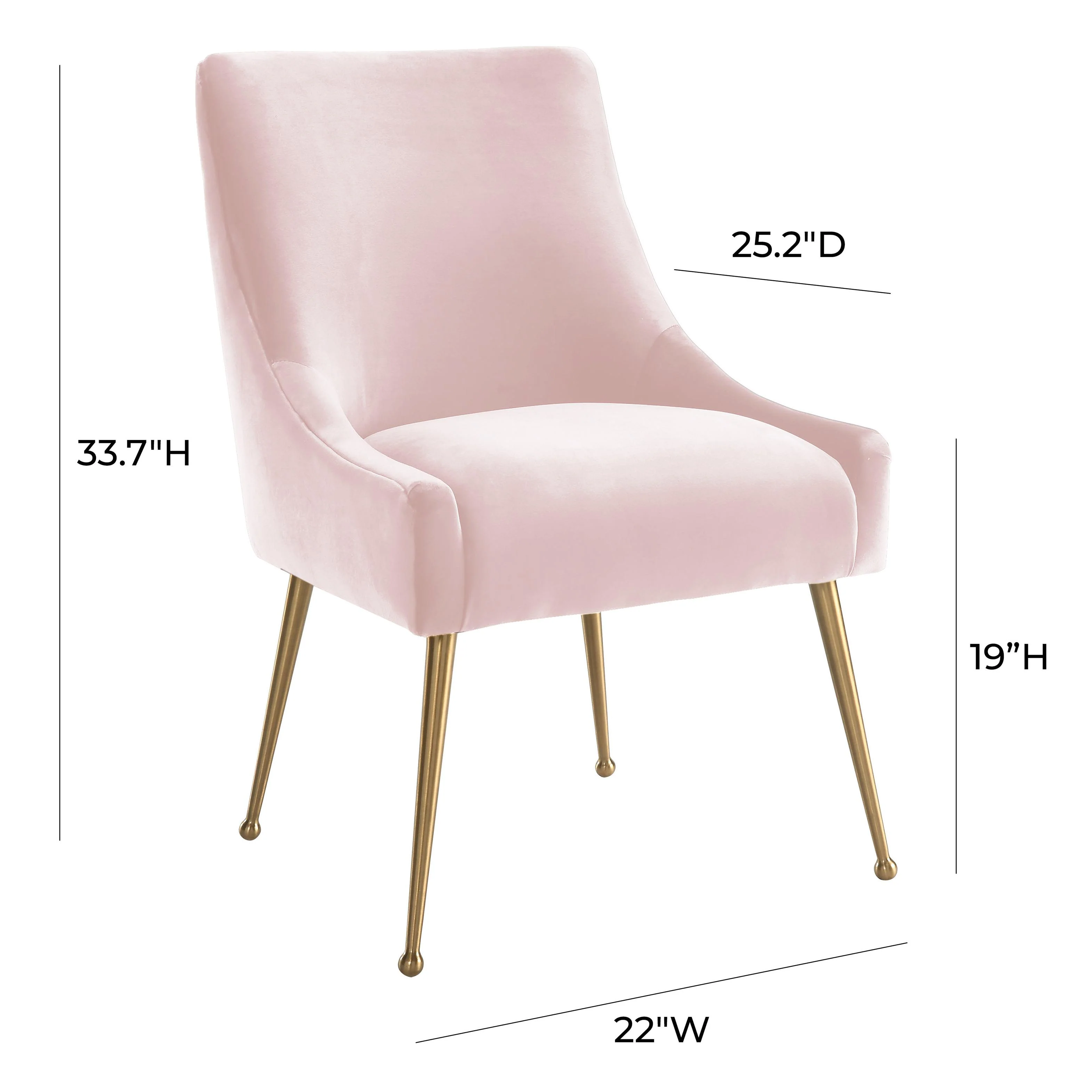 Beatrix Performance Velvet Dining Chair - Image 30