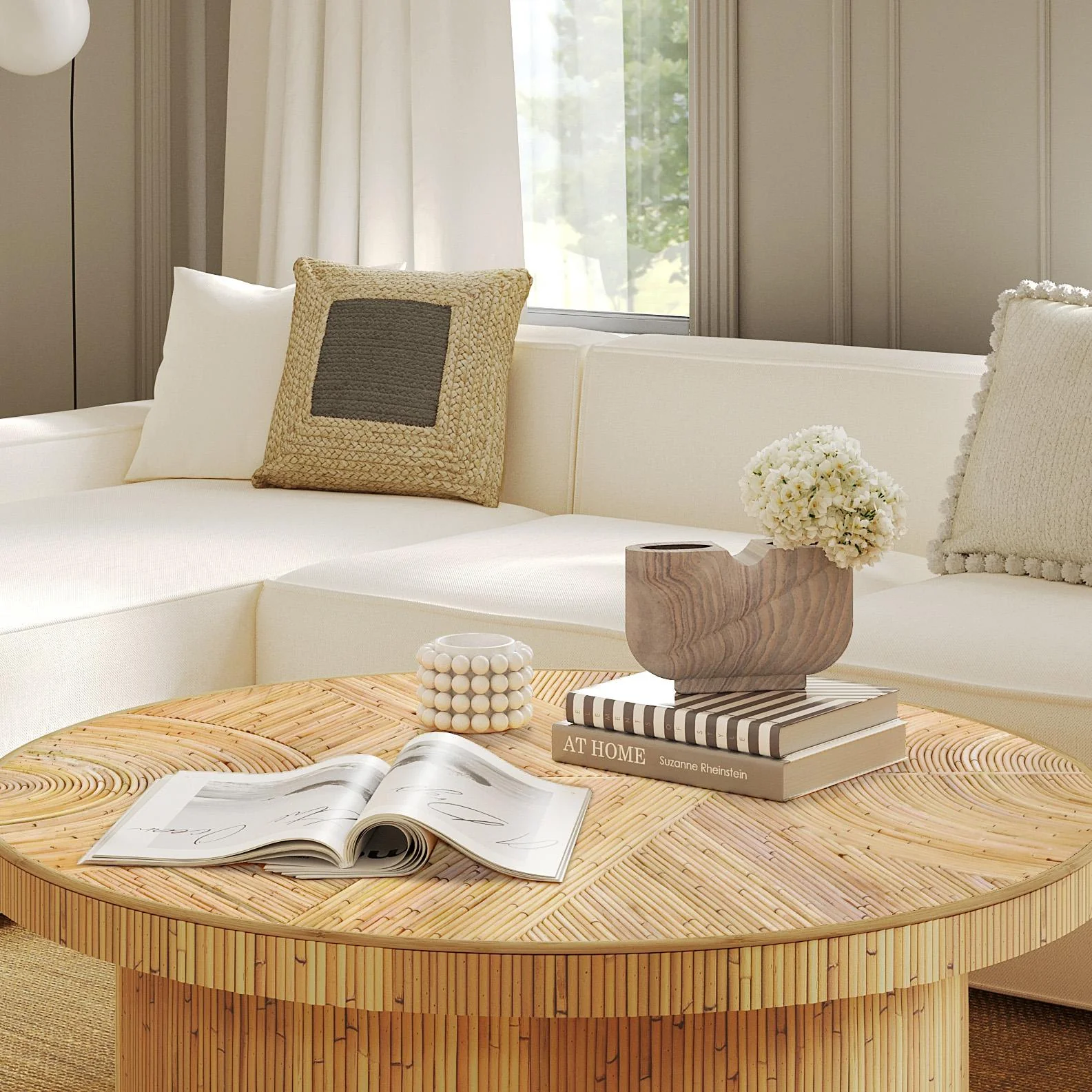 Blank Mind 17" Square Throw Pillow - Image 8