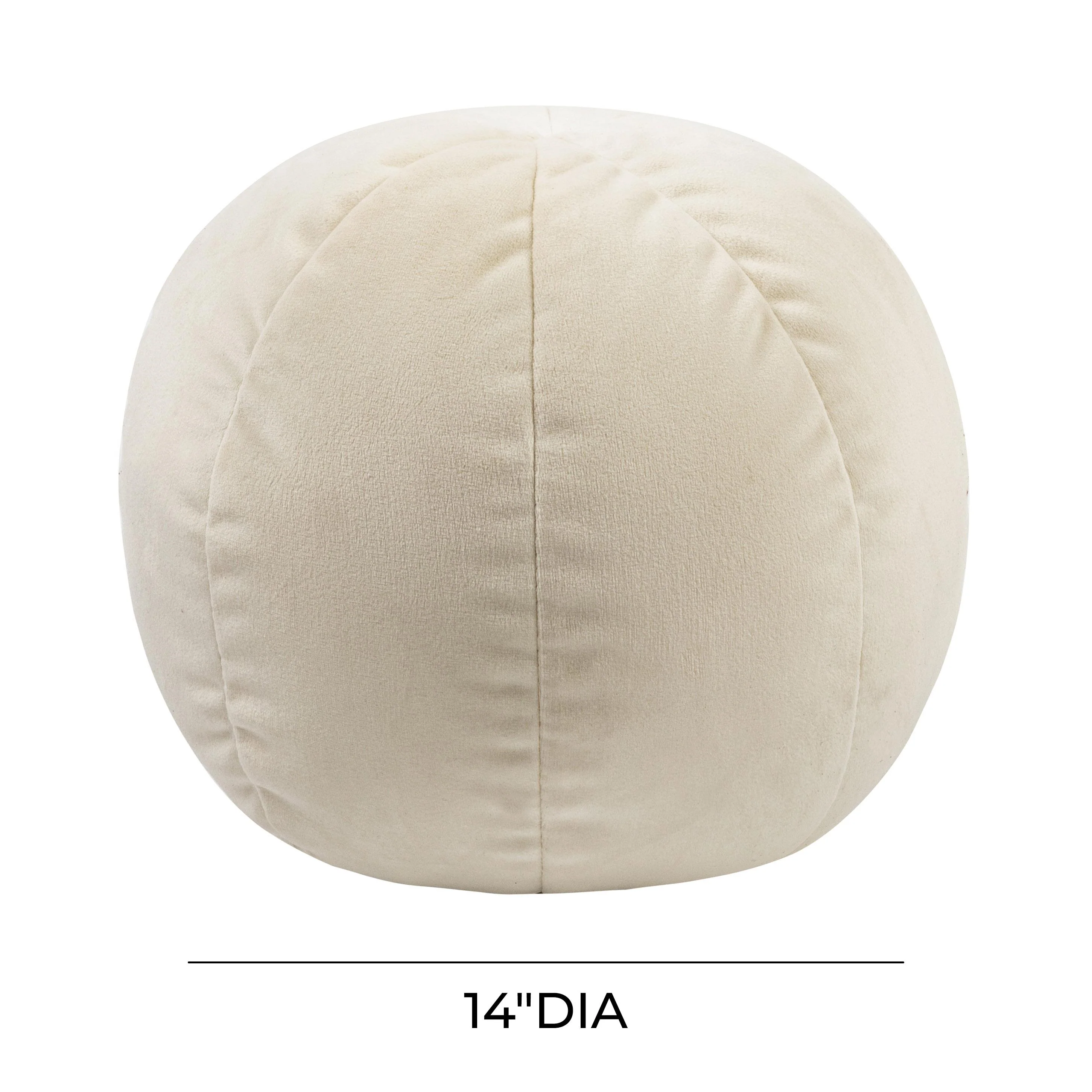 Boba Velvet Ball Throw Pillow (9"-14") - Image 3