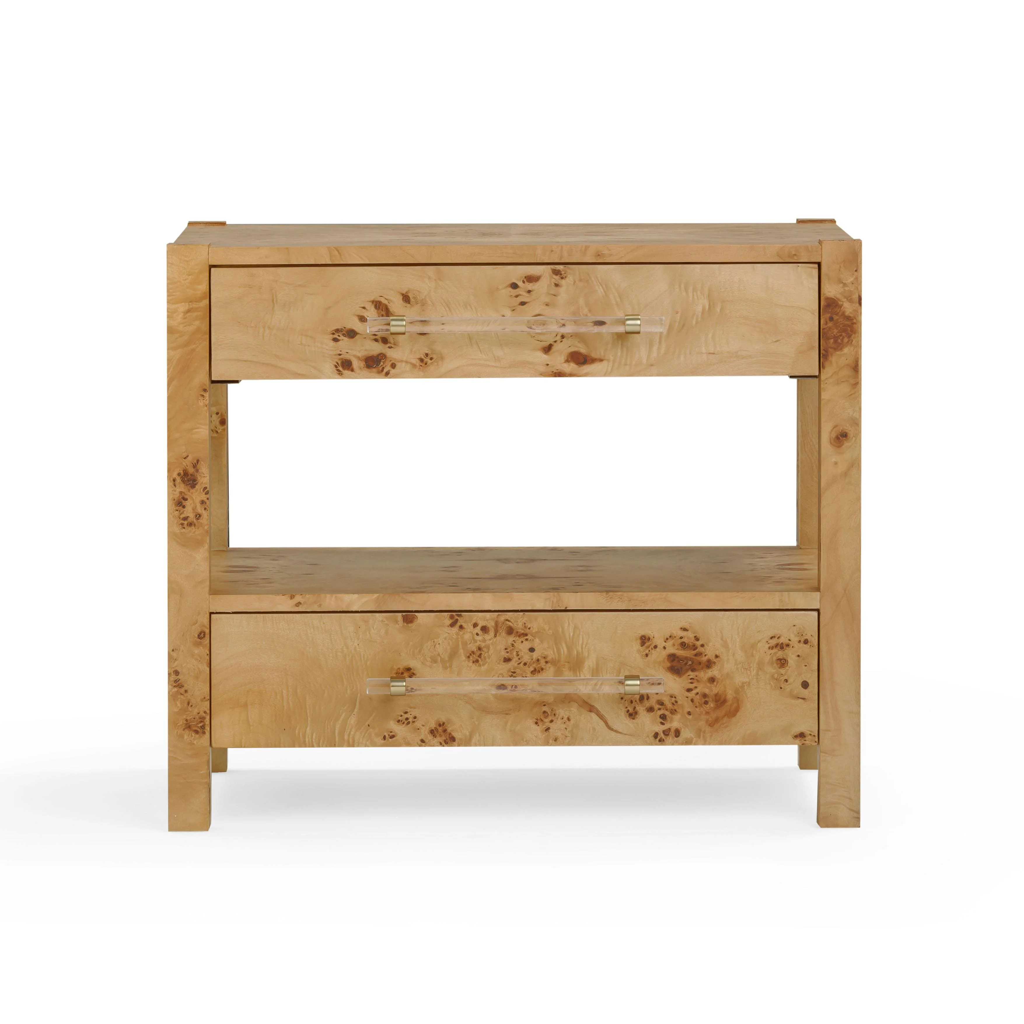Brandyss 26" Burl 2-Drawer Nightstand - Image 33