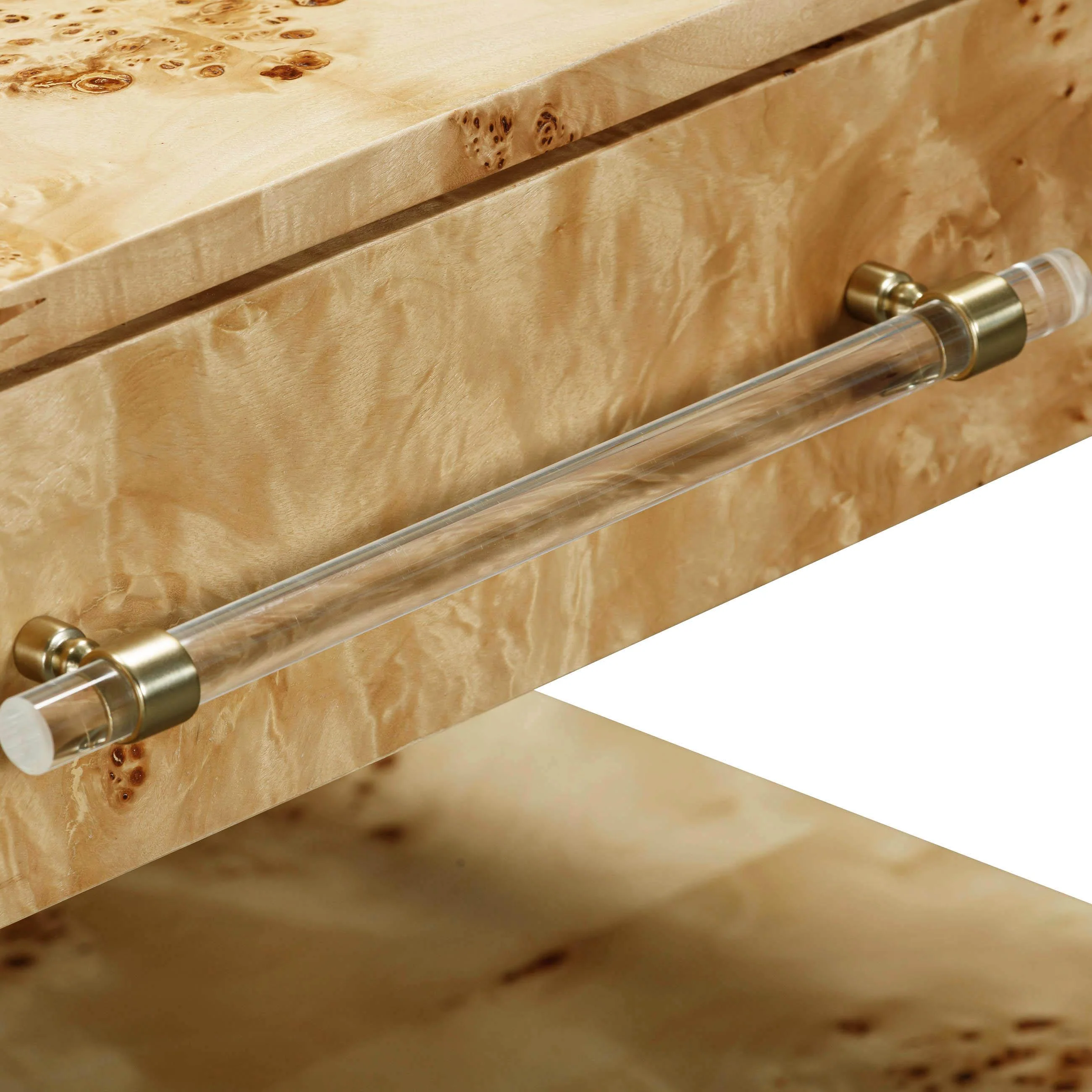 Brandyss 26" Burl 2-Drawer Nightstand - Image 4